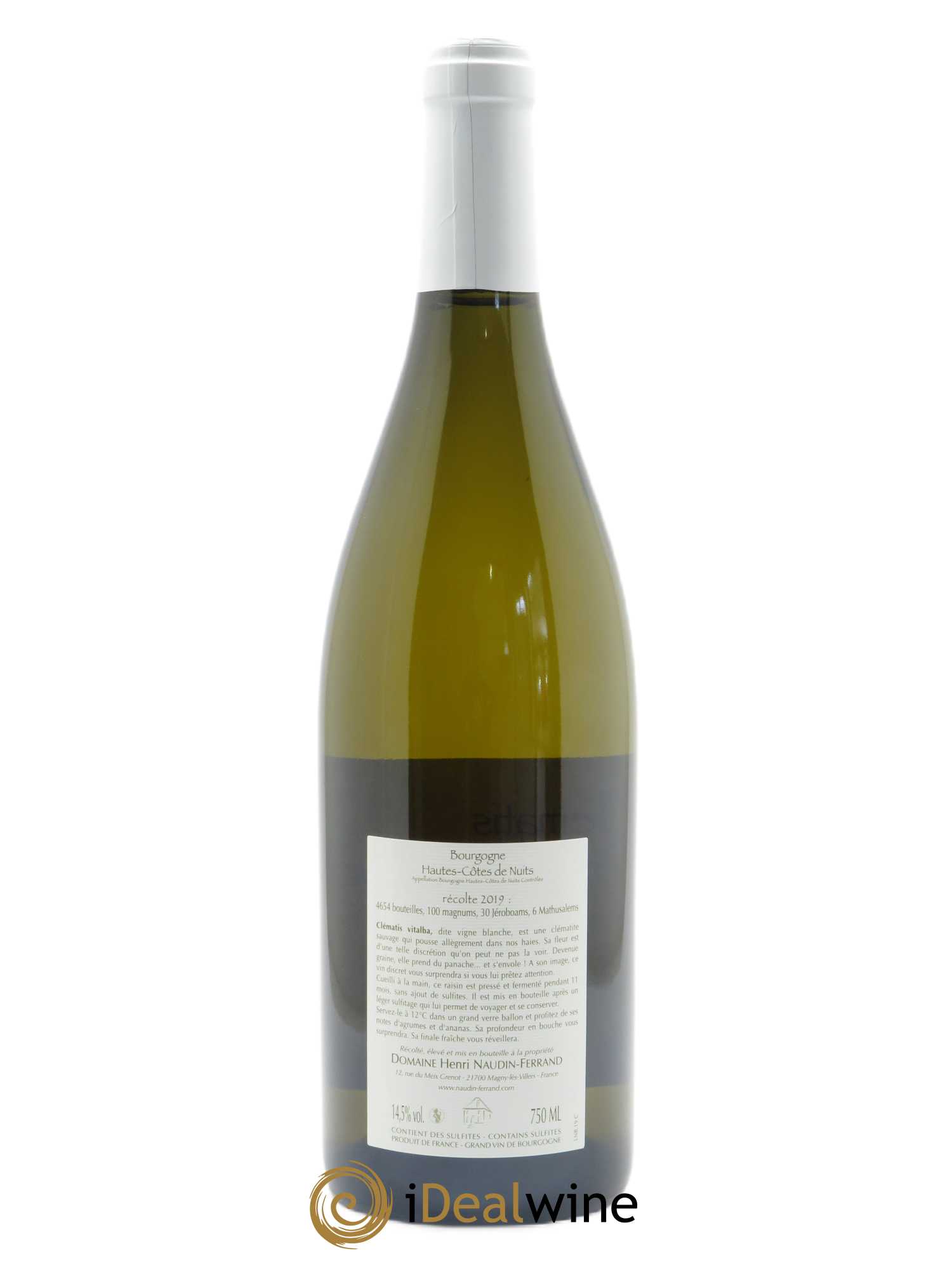 Hautes-Côtes de Nuits Clématis vitalba Naudin-Ferrand (Domaine) 2019 - Lot de 1 bouteille - 1