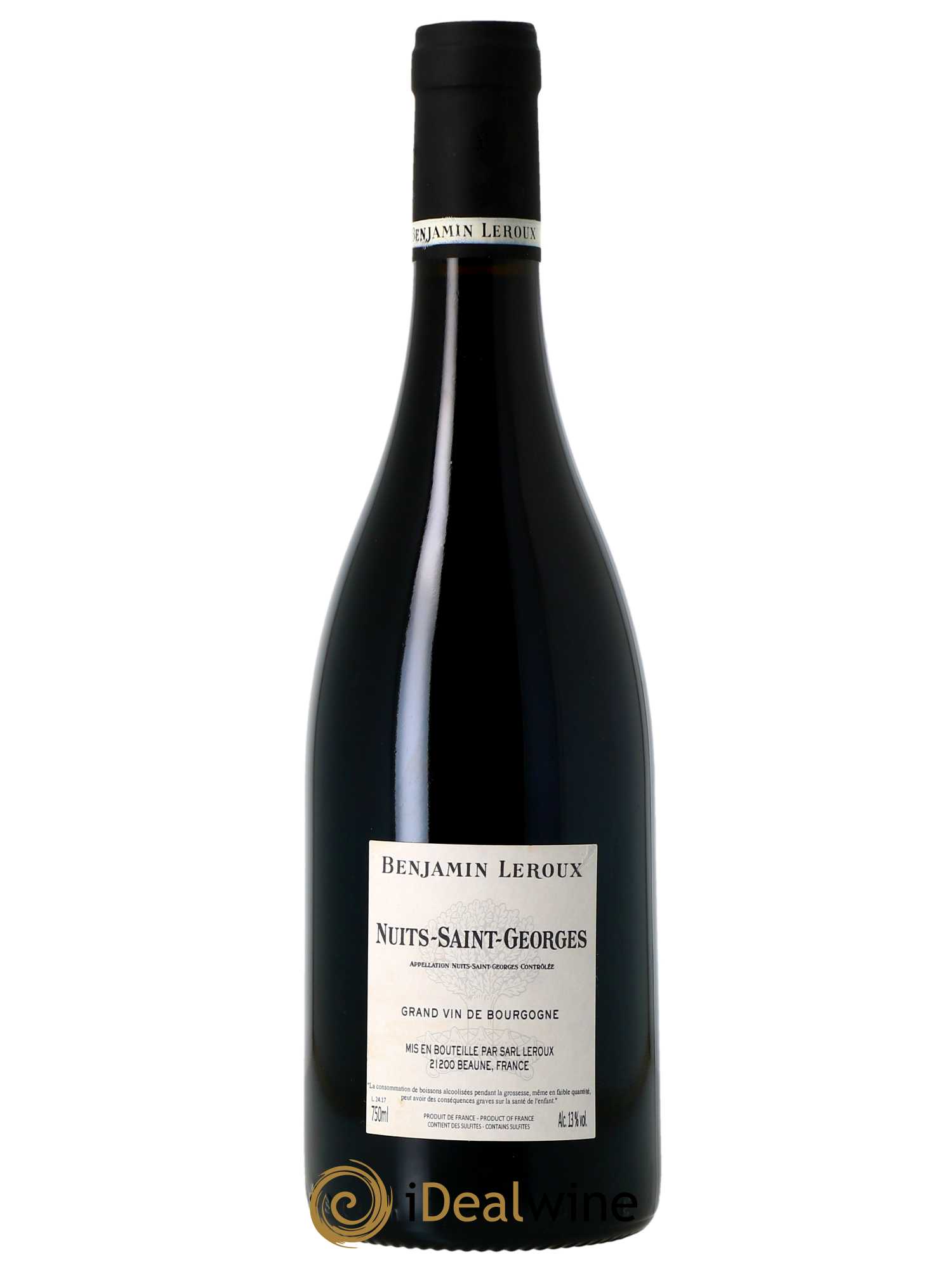 Nuits-Saint-Georges Benjamin Leroux 2017 - Lot de 1 bouteille - 1