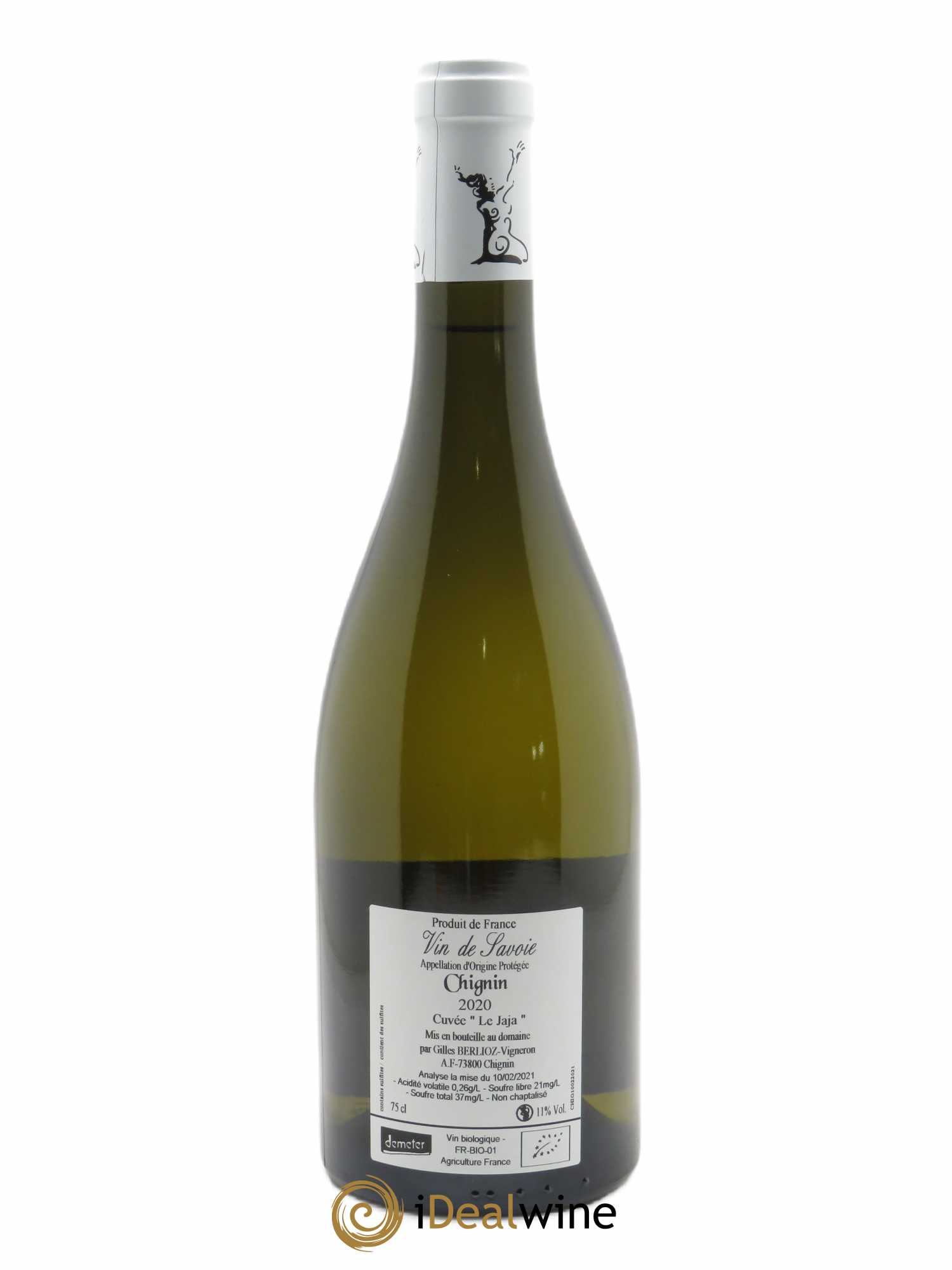 Vin de Savoie Chignin Le Jaja Gilles Berlioz 2020 - Lot de 1 bouteille - 1