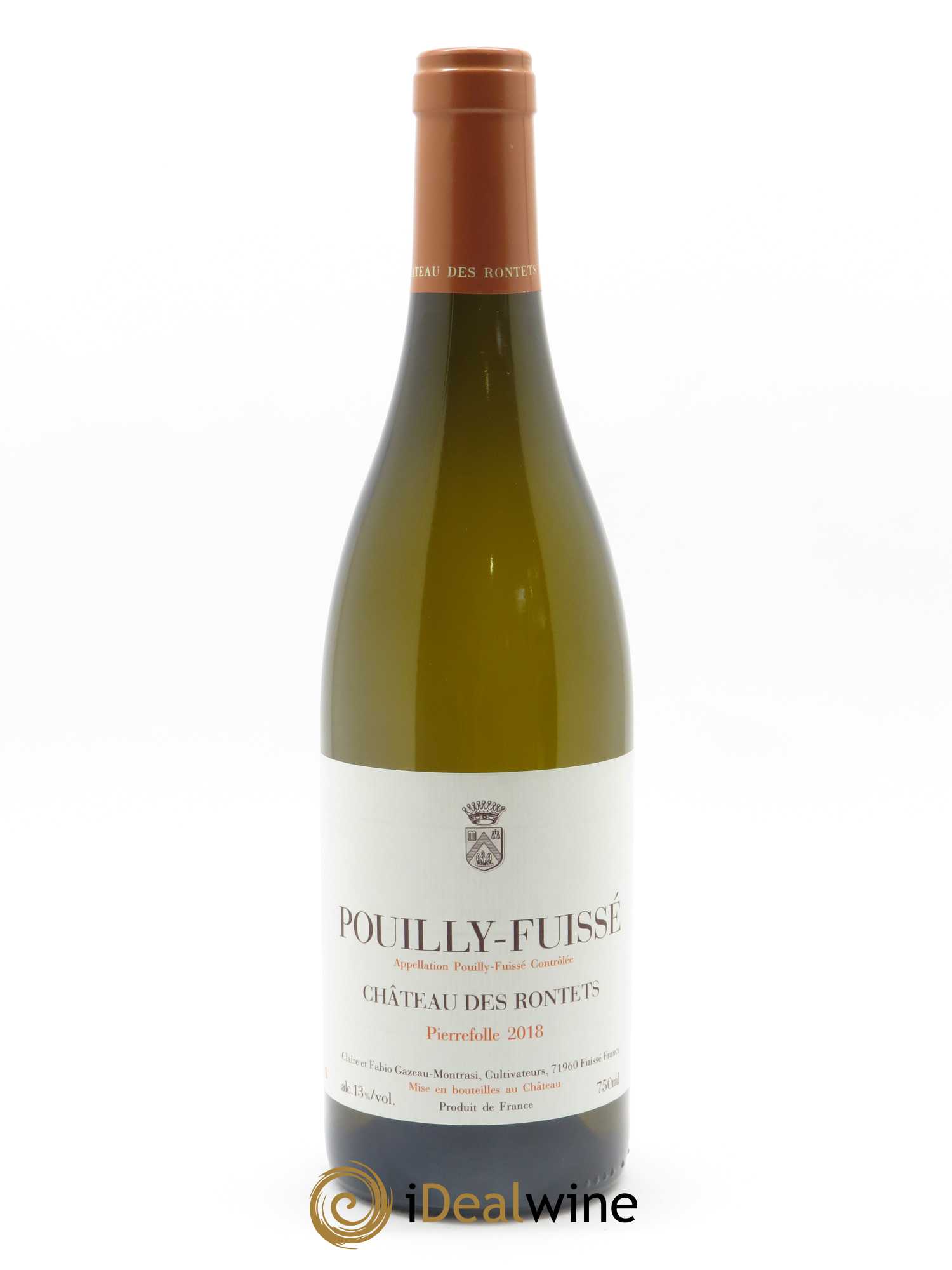 Pouilly-Fuissé Pierrefolle Château des Rontets 2018 - Lot de 1 bouteille - 0