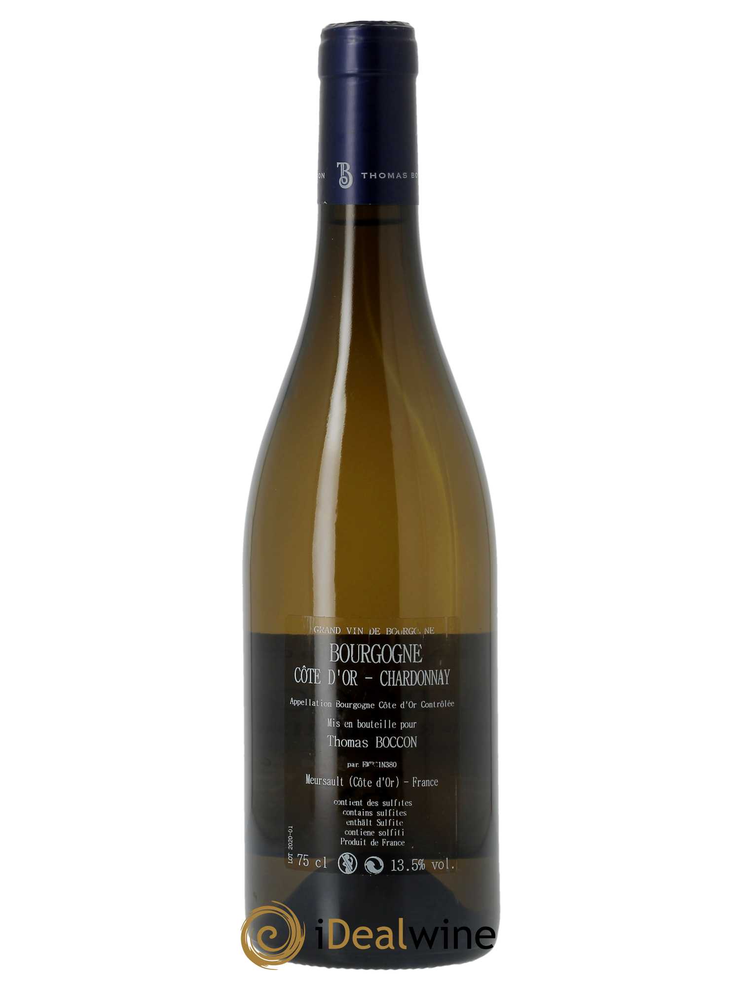 Bourgogne Côte-d'Or Thomas Boccon 2020 - Lot de 1 bouteille - 1