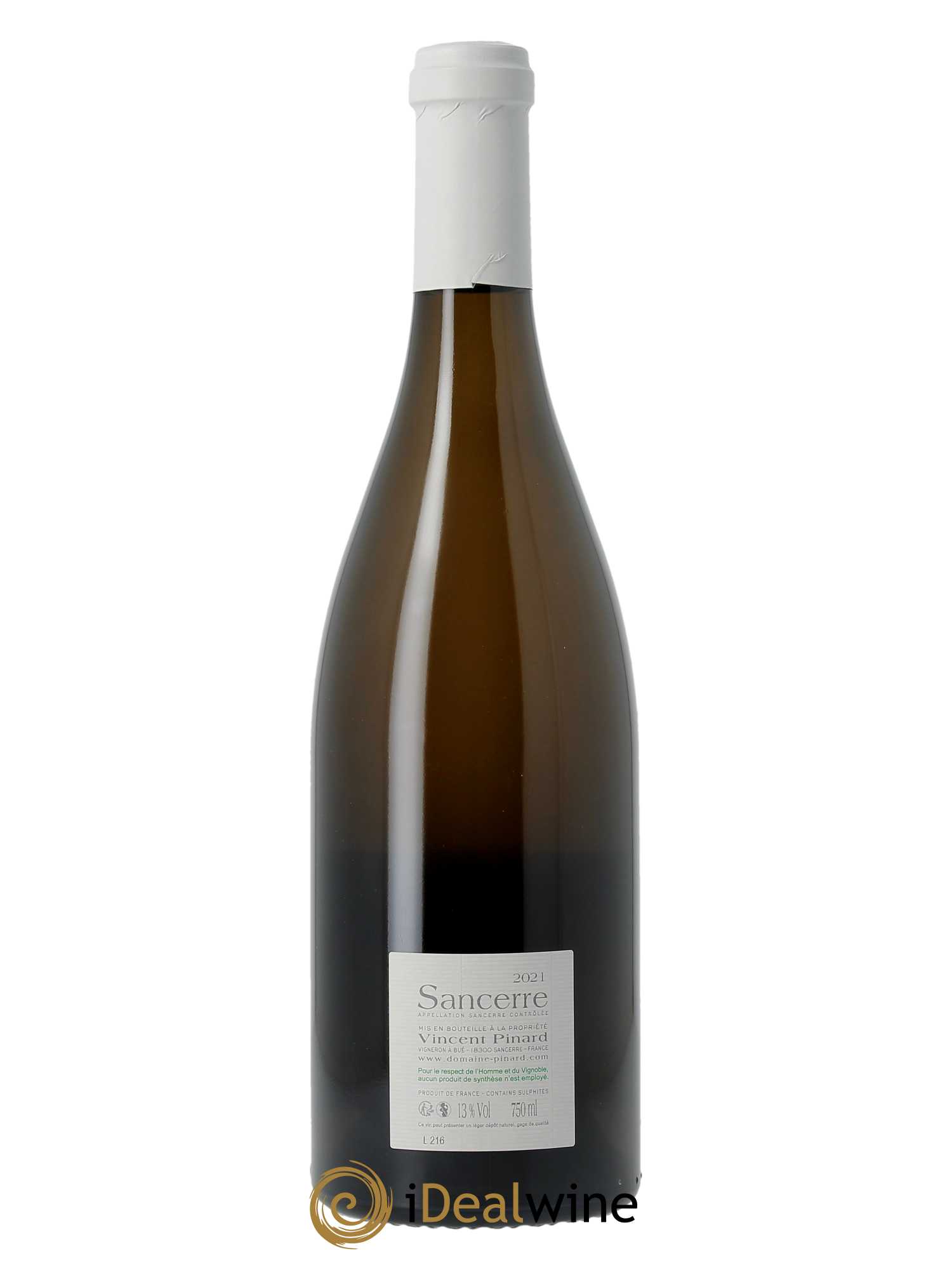 Sancerre Petit Chemarin Vincent Pinard 2021 - Lot de 1 bouteille - 1
