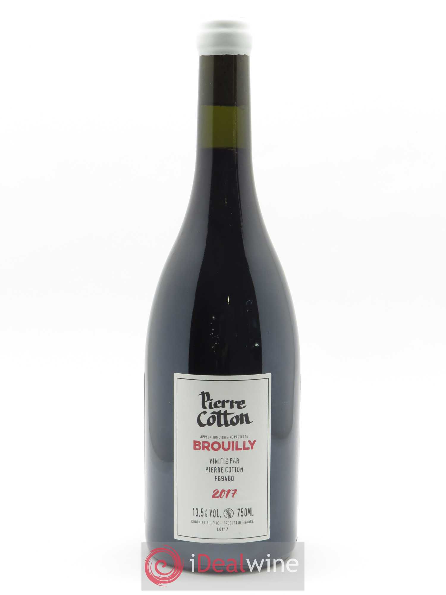 Brouilly 100% Cotton Bonnet-Cotton (Domaine) 2017 - Lot de 1 bouteille - 2