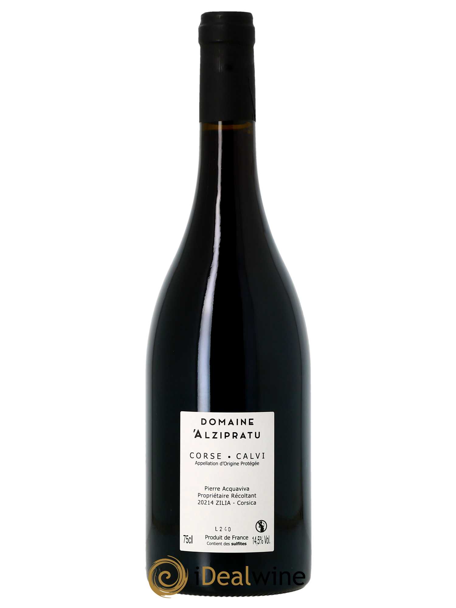 Calvi Iniziu Domaine Alzipratu  2020 - Lot of 1 bottle - 1