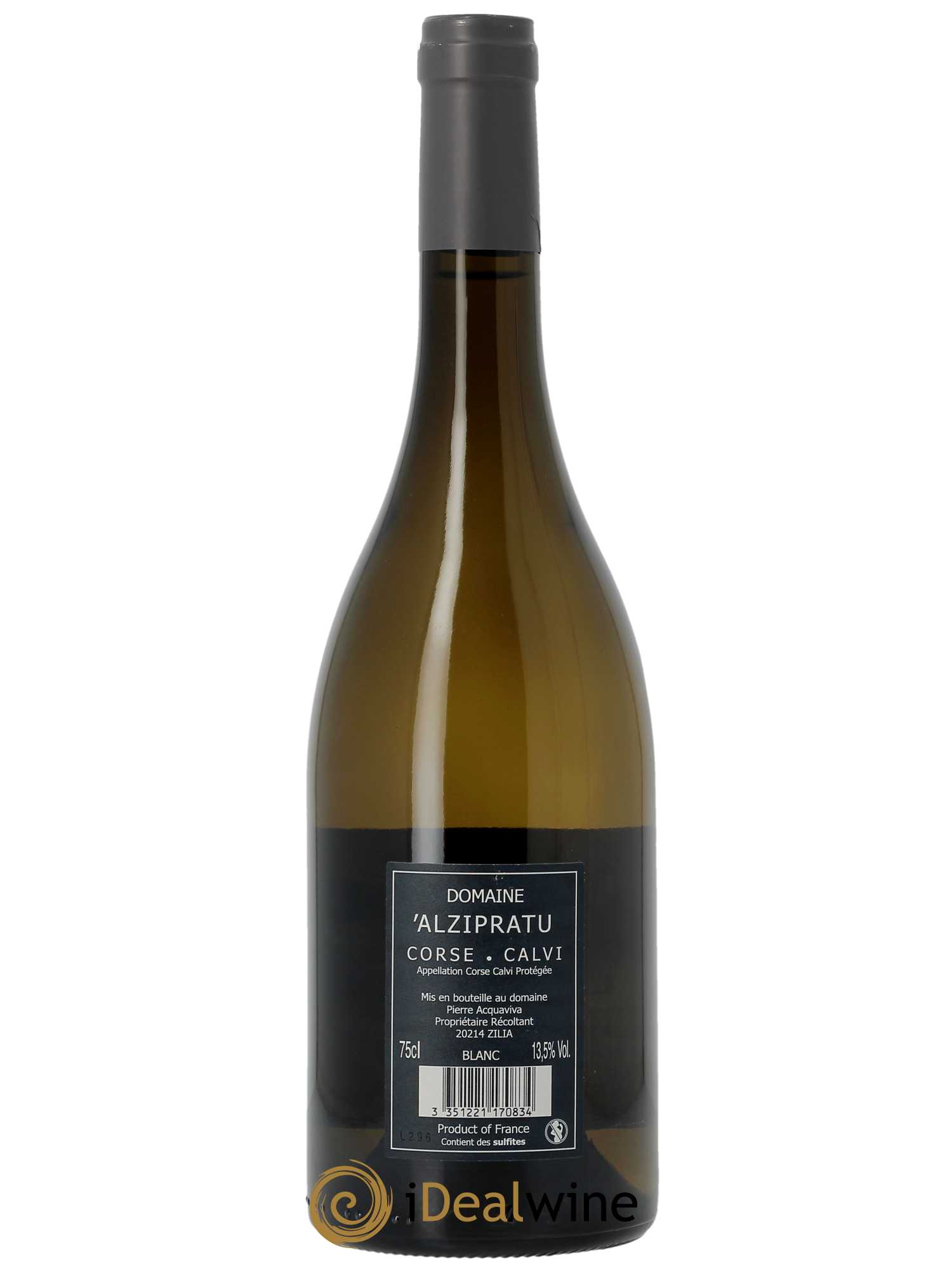 Calvi Fiumeseccu Domaine Alzipratu 2022 - Lot of 1 bottle - 1