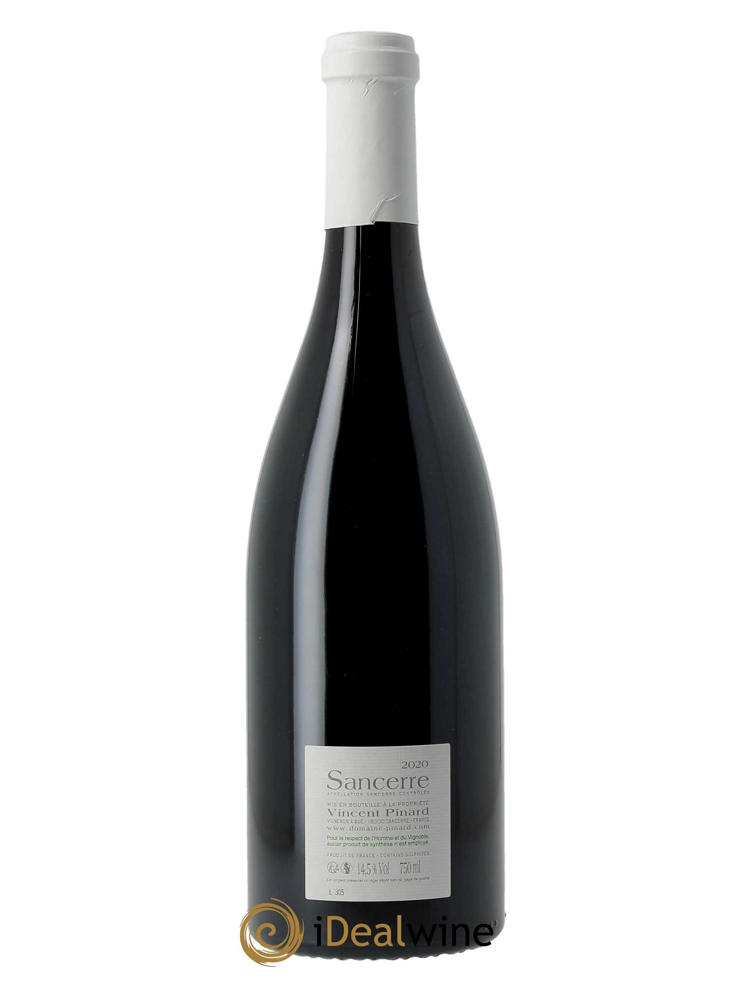 Sancerre Vendanges Entières Vincent Pinard 2020 - Lot de 1 bouteille - 1
