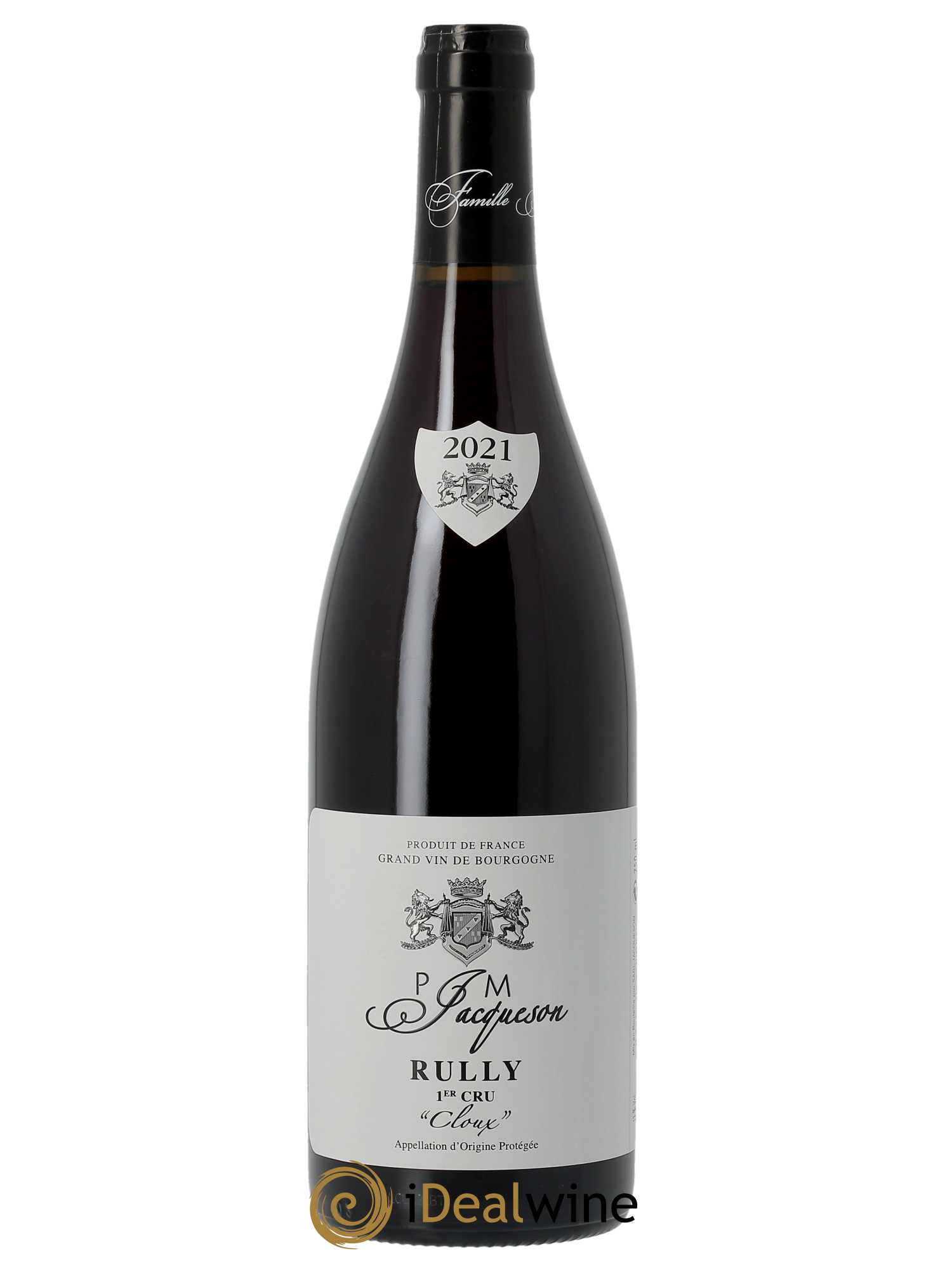Rully 1er Cru Les Cloux Paul & Marie Jacqueson 2021 - Lot of 1 bottle - 0