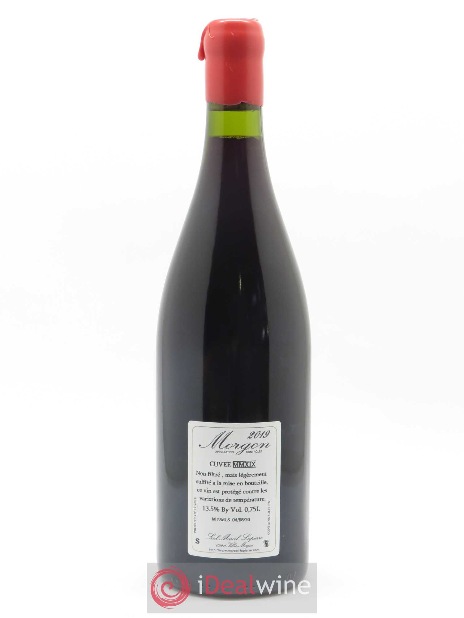 Morgon Cuvée Marcel Lapierre Marcel Lapierre (Domaine) 2019 - Lot de 1 bouteille - 1