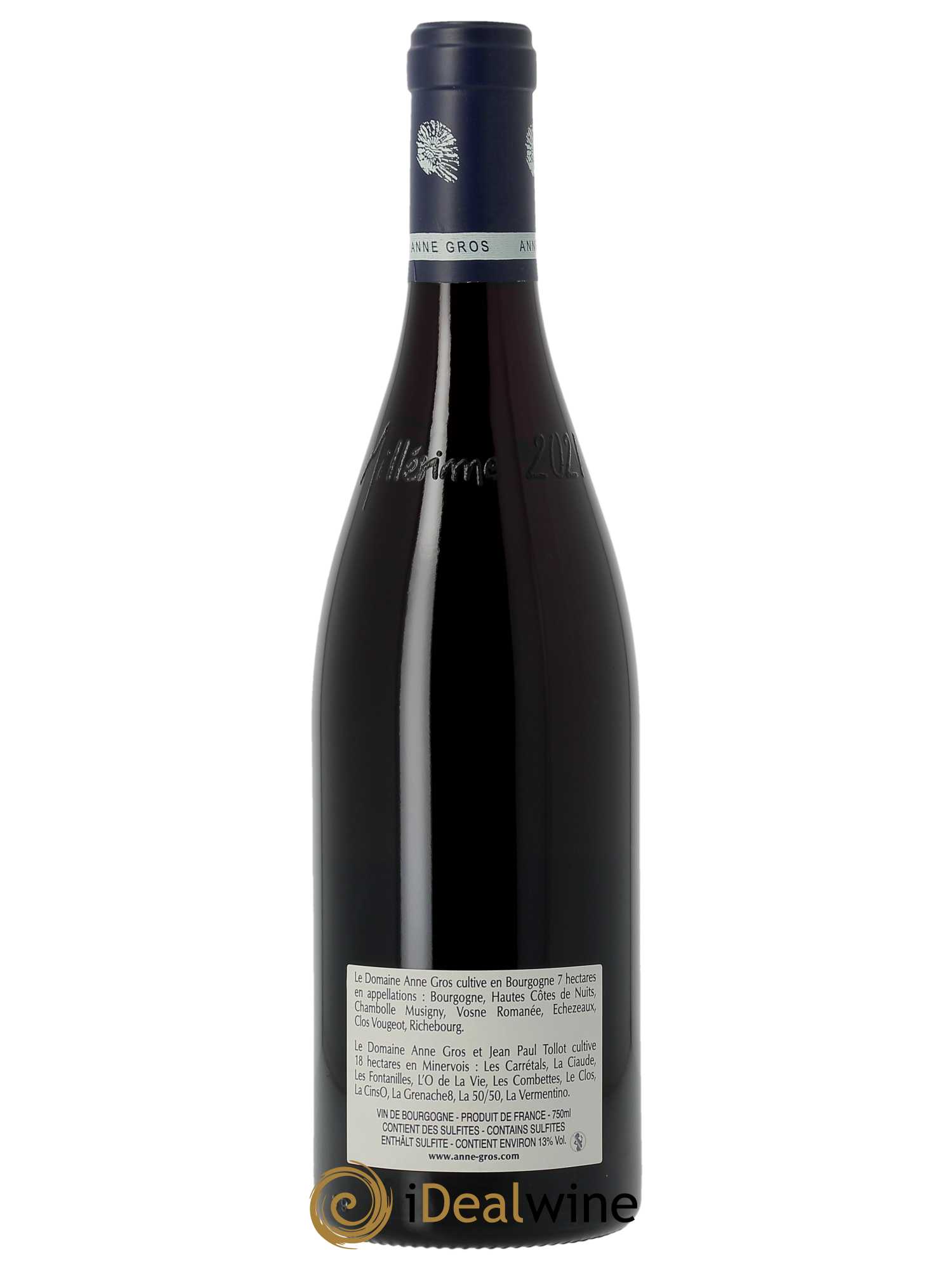 Chambolle-Musigny La Combe d'Orveau Anne Gros 2021 - Lot de 1 bouteille - 1