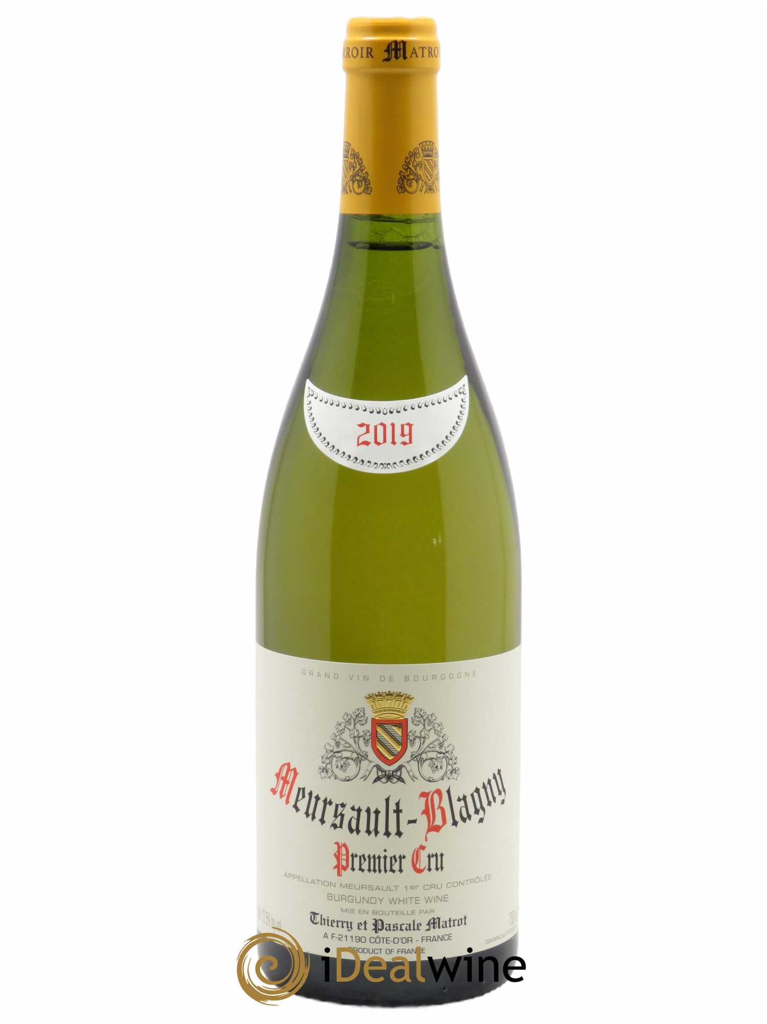 Meursault 1er Cru Blagny Matrot (Domaine) 2019 - Lot de 1 bouteille - 0