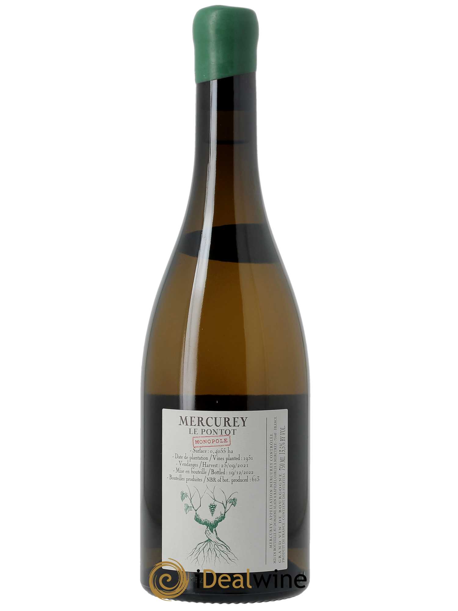 Mercurey 1er Cru Les Crêts Raphaël Corcia 2021 - Lot of 1 bottle - 1