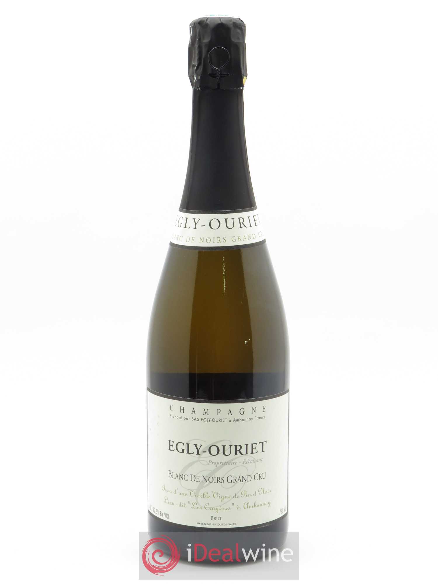Blanc de Noirs Vieilles Vignes Egly-Ouriet - Lot de 1 bouteille - 0