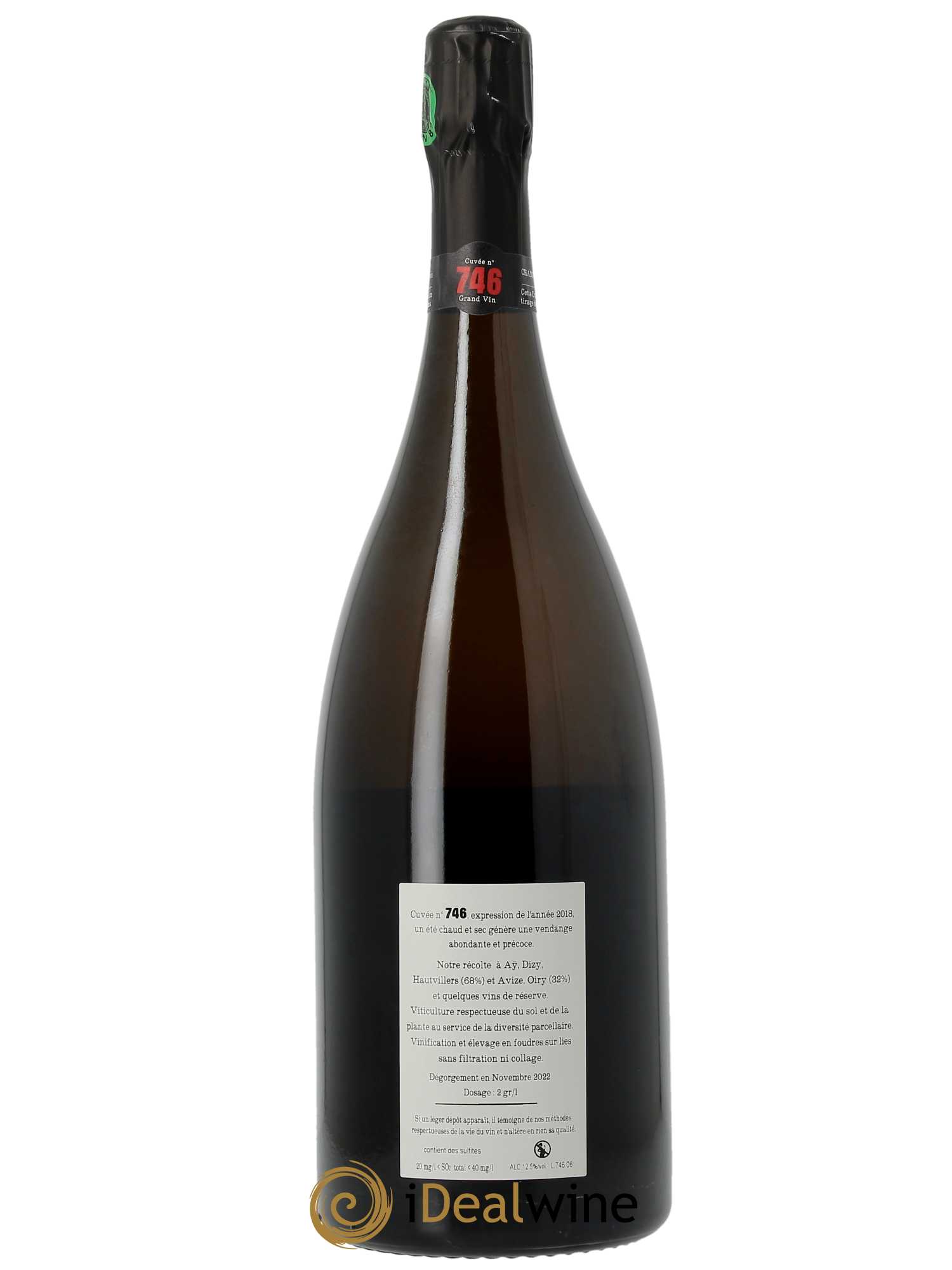 Cuvée 746 Extra-Brut Jacquesson - Lot de 1 magnum - 1
