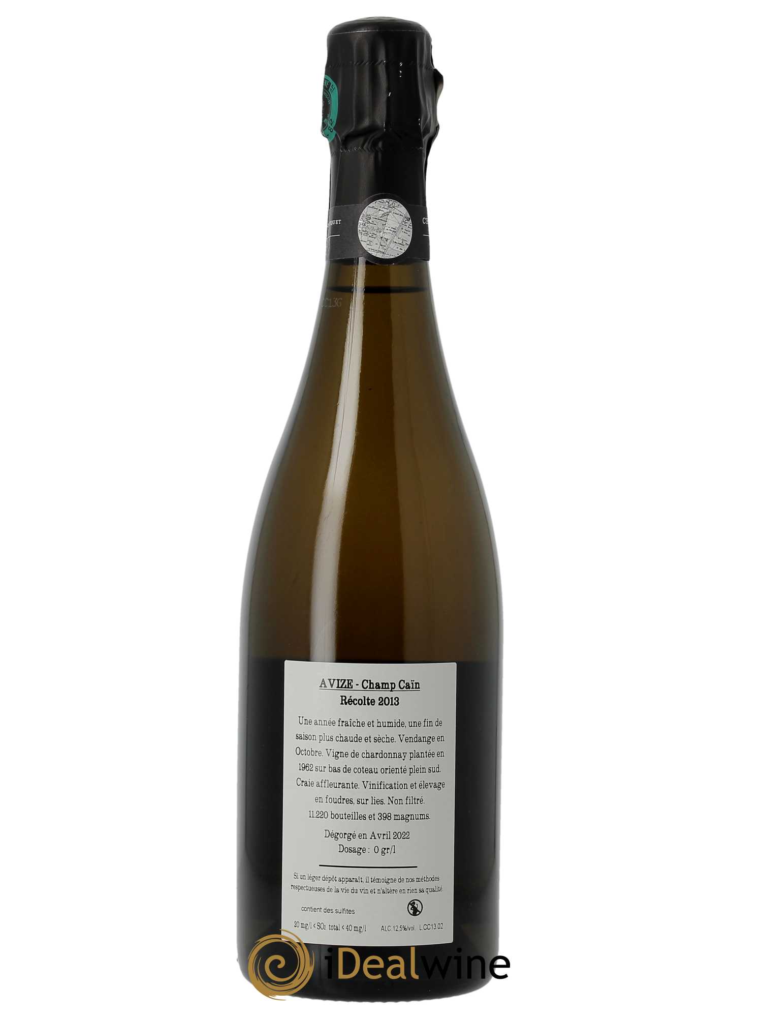 Avize Champ Caïn Extra-Brut Jacquesson 2013 - Lot de 1 bouteille - 1