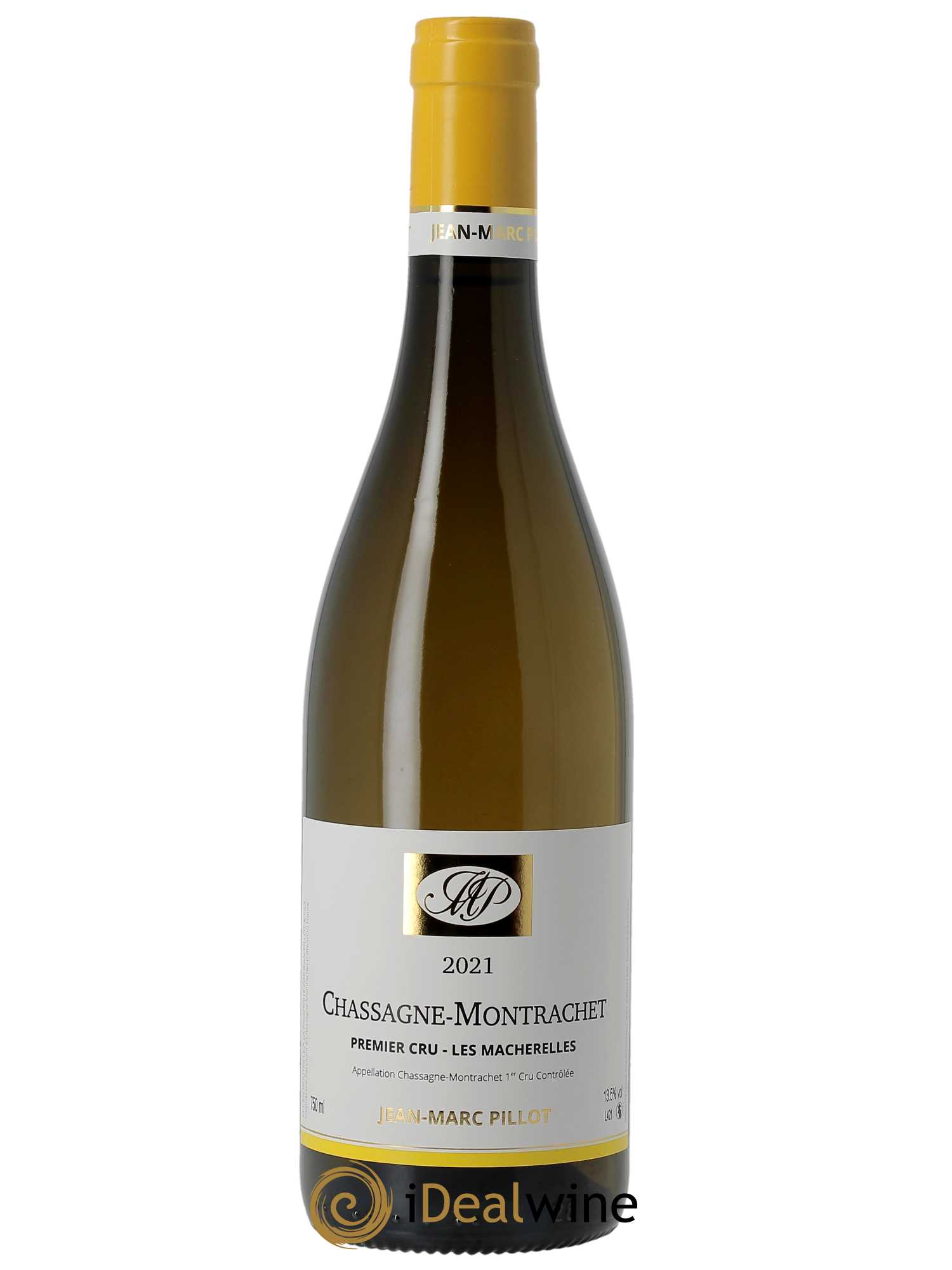 Chassagne-Montrachet 1er Cru Les Macherelles Jean-Marc Pillot et Fils (Domaine) 2021 - Lot de 1 bouteille - 0