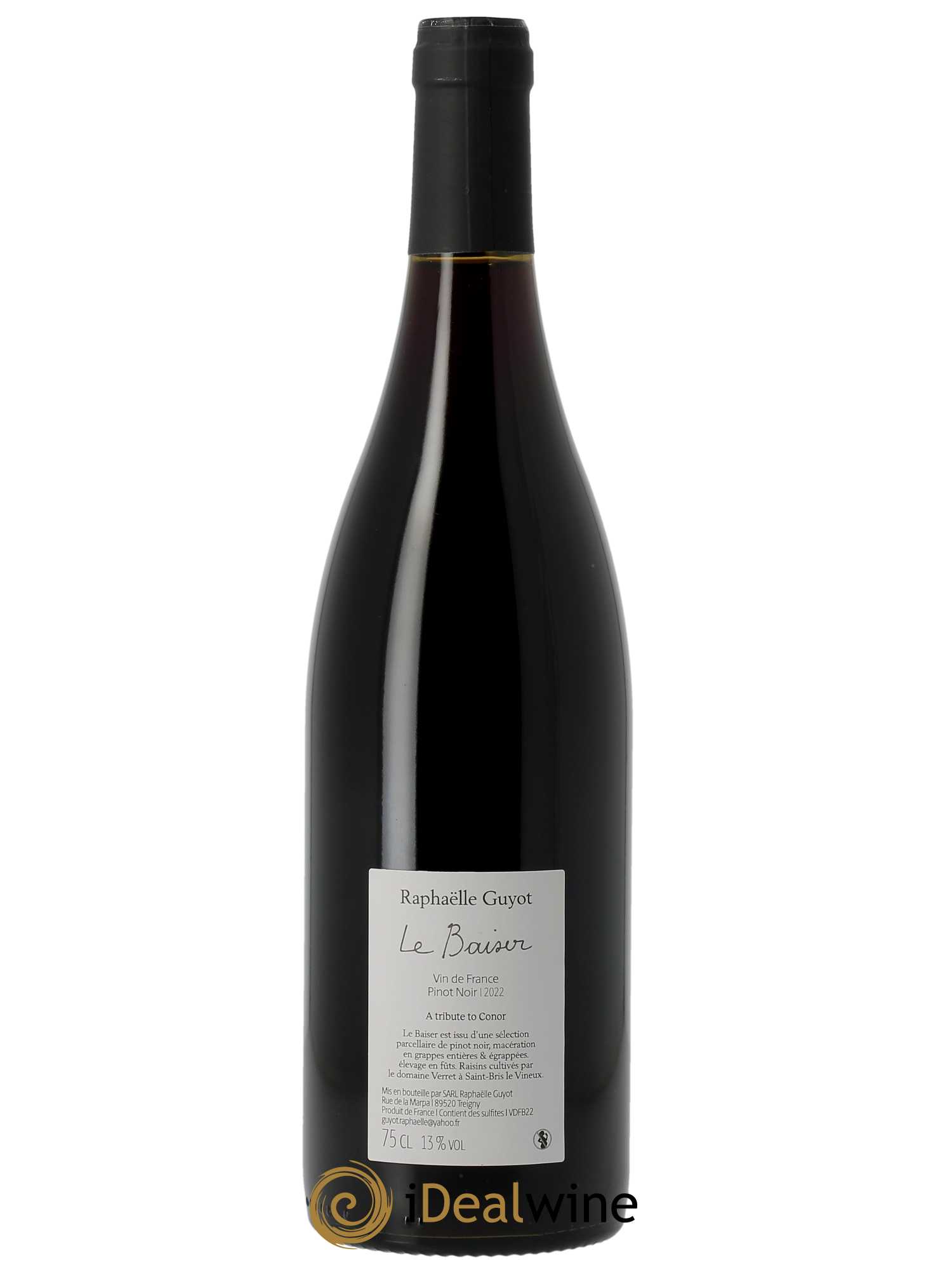 Vin de France Le Baiser Raphaelle Guyot 2022 - Lot de 1 bouteille - 1