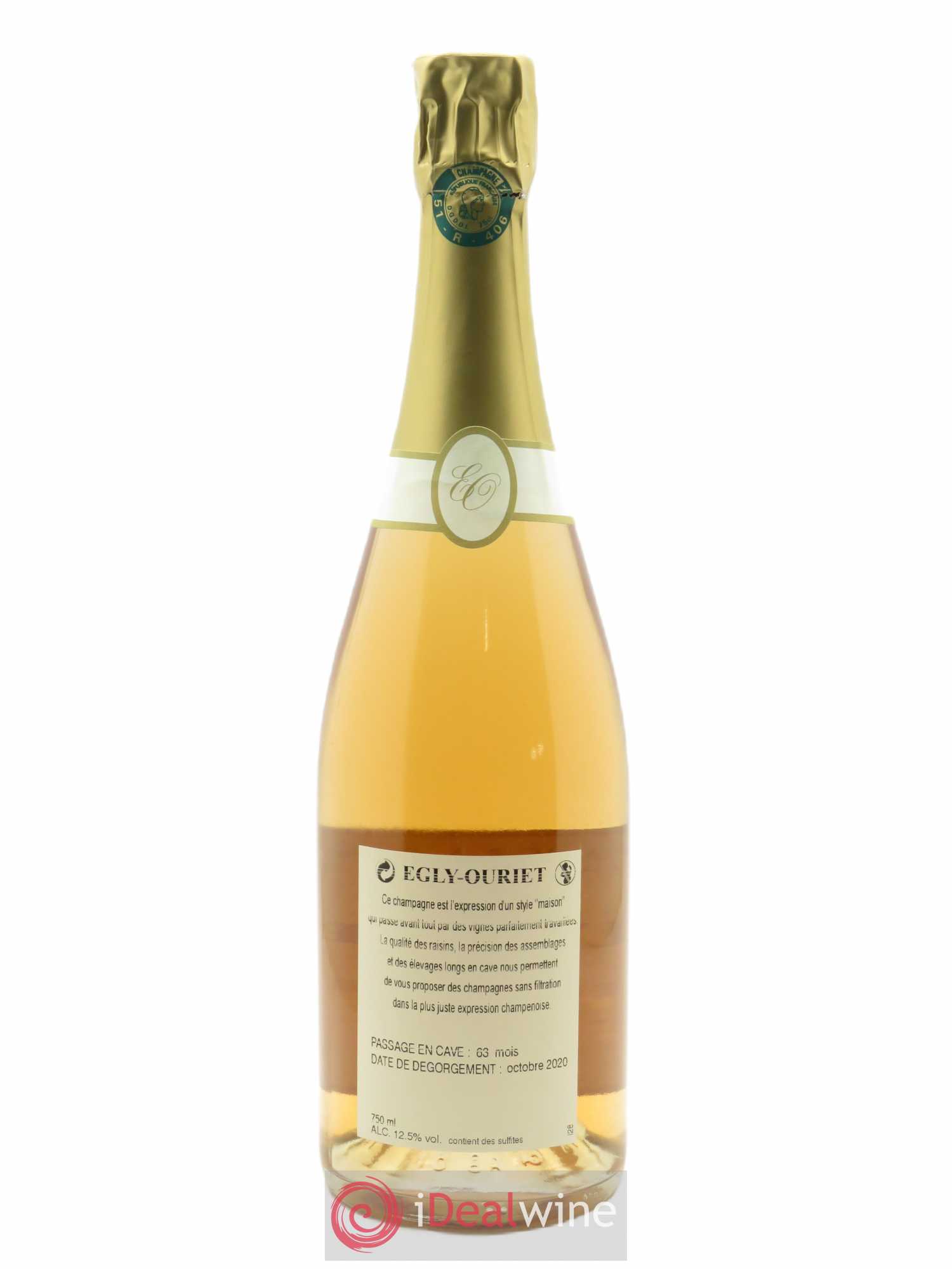 Grand Cru Brut Egly-Ouriet - Lot de 1 bouteille - 1