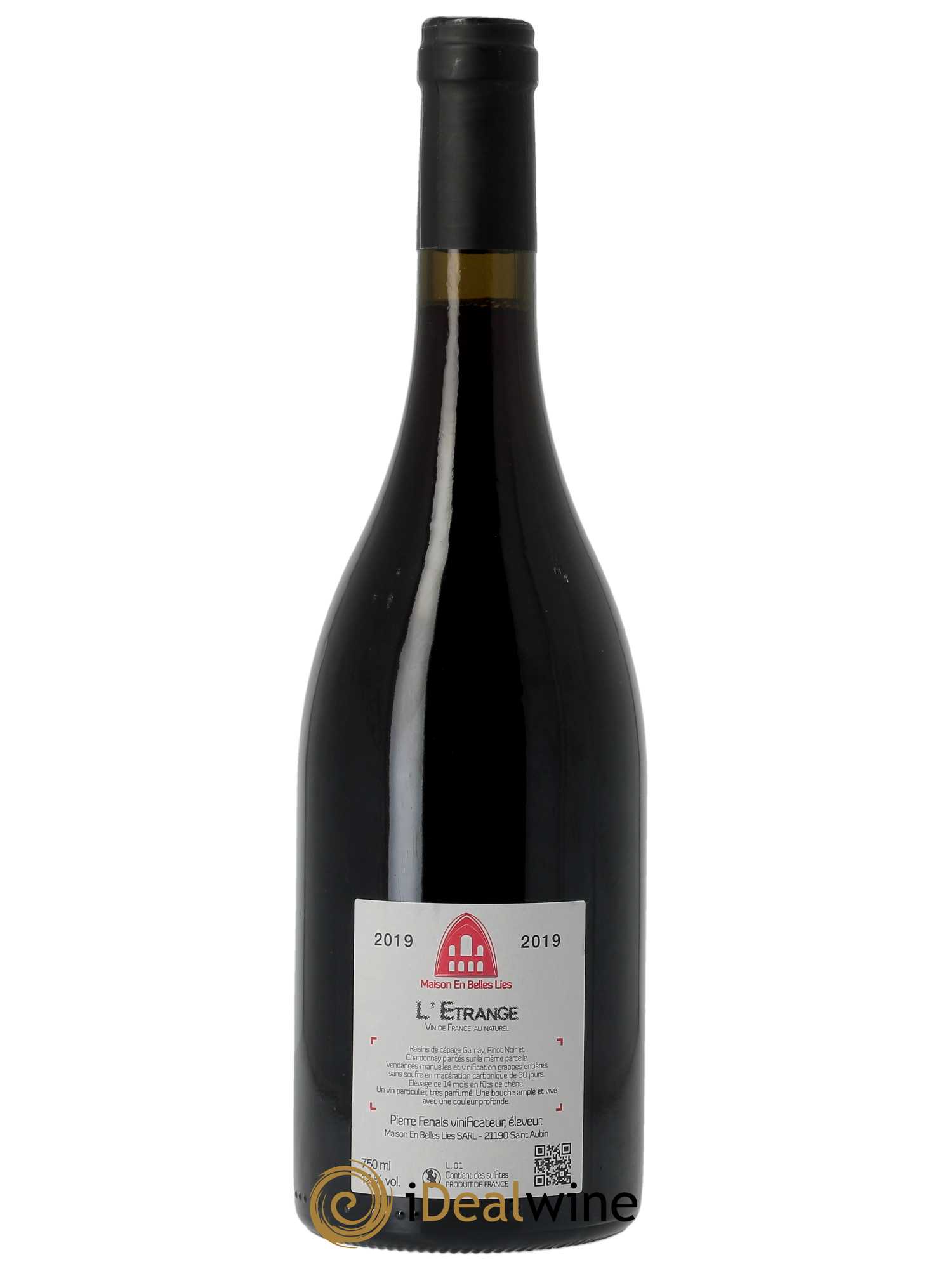 Vin de France L'Etrange Maison En Belles Lies  2019 - Lotto di 1 bottiglia - 1
