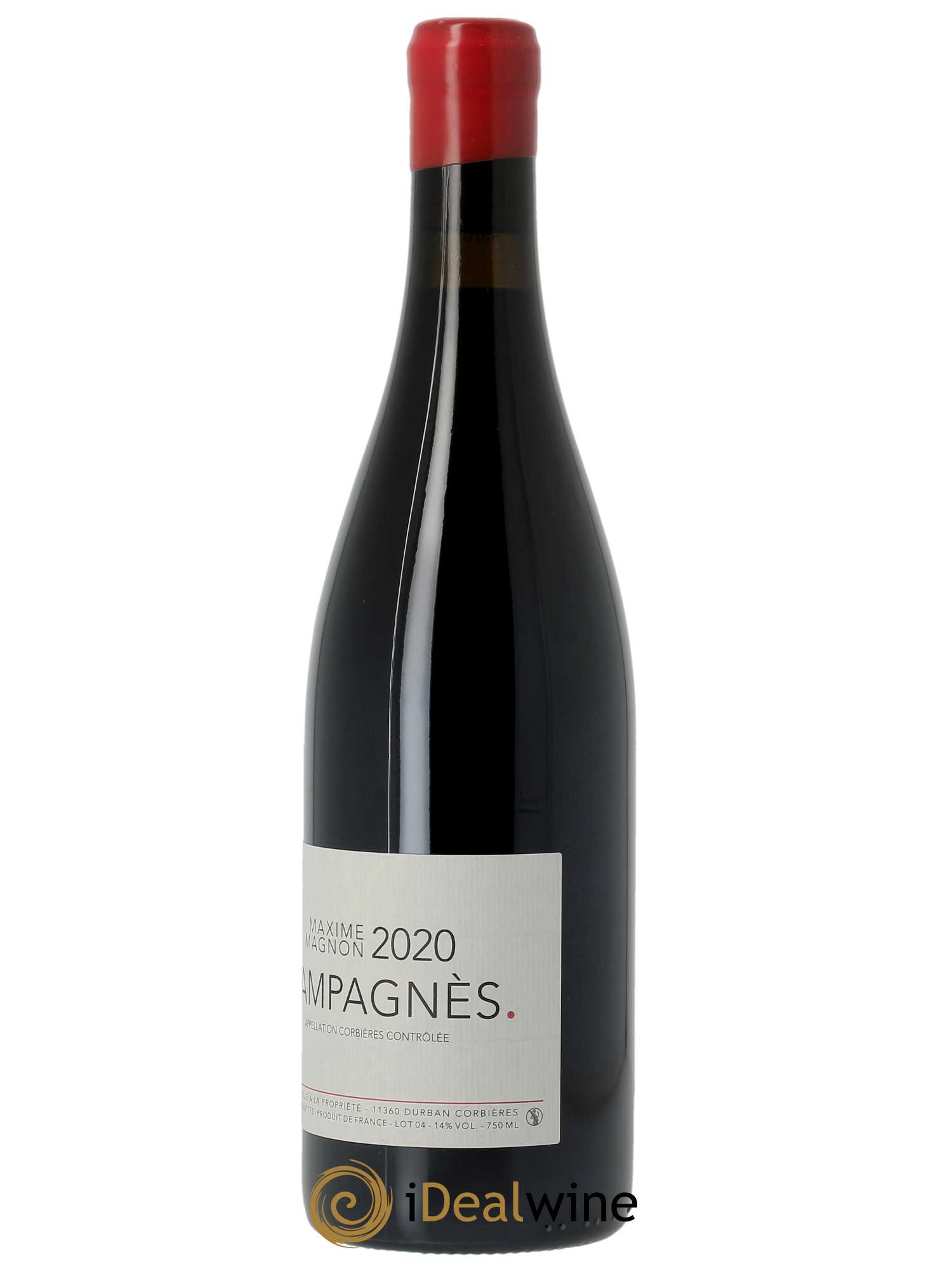 Corbières Campagnès Maxime Magnon 2020 - Lot of 1 bottle - 1