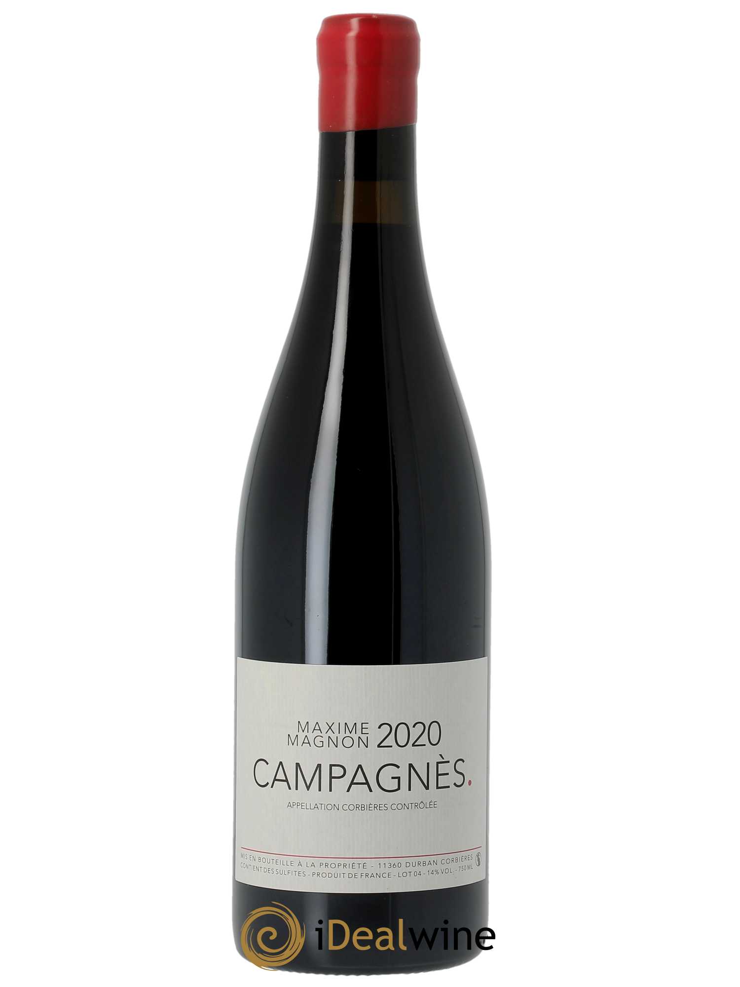 Corbières Campagnès Maxime Magnon 2020 - Lot of 1 bottle - 0
