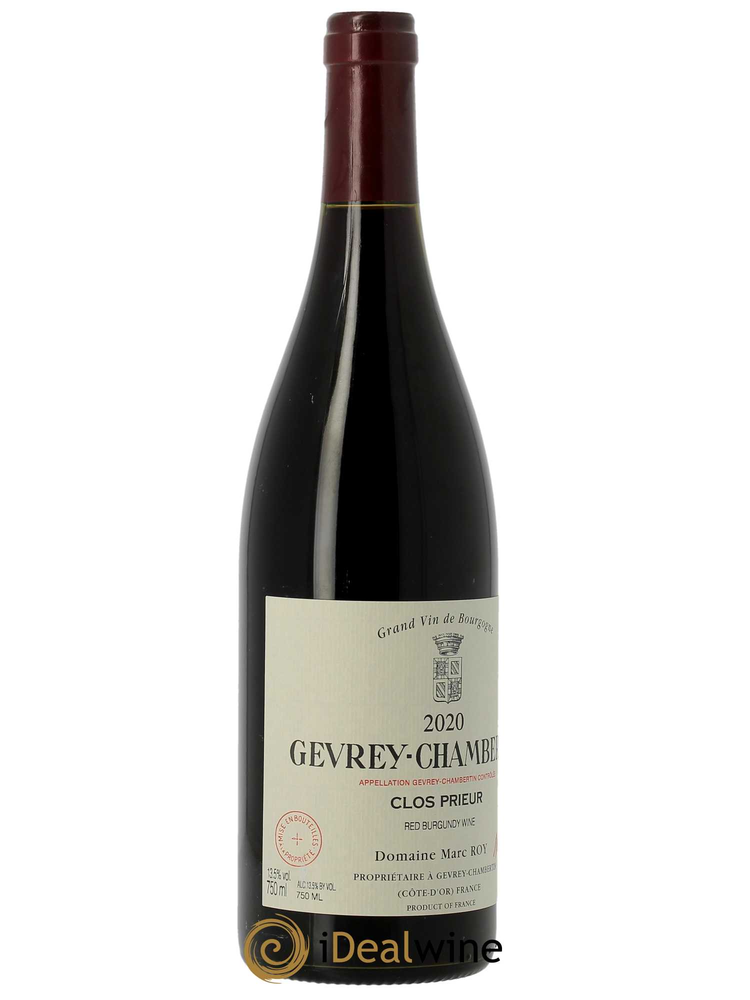 Gevrey-Chambertin Clos Prieur Marc Roy 2020 - Lot of 1 bottle - 1