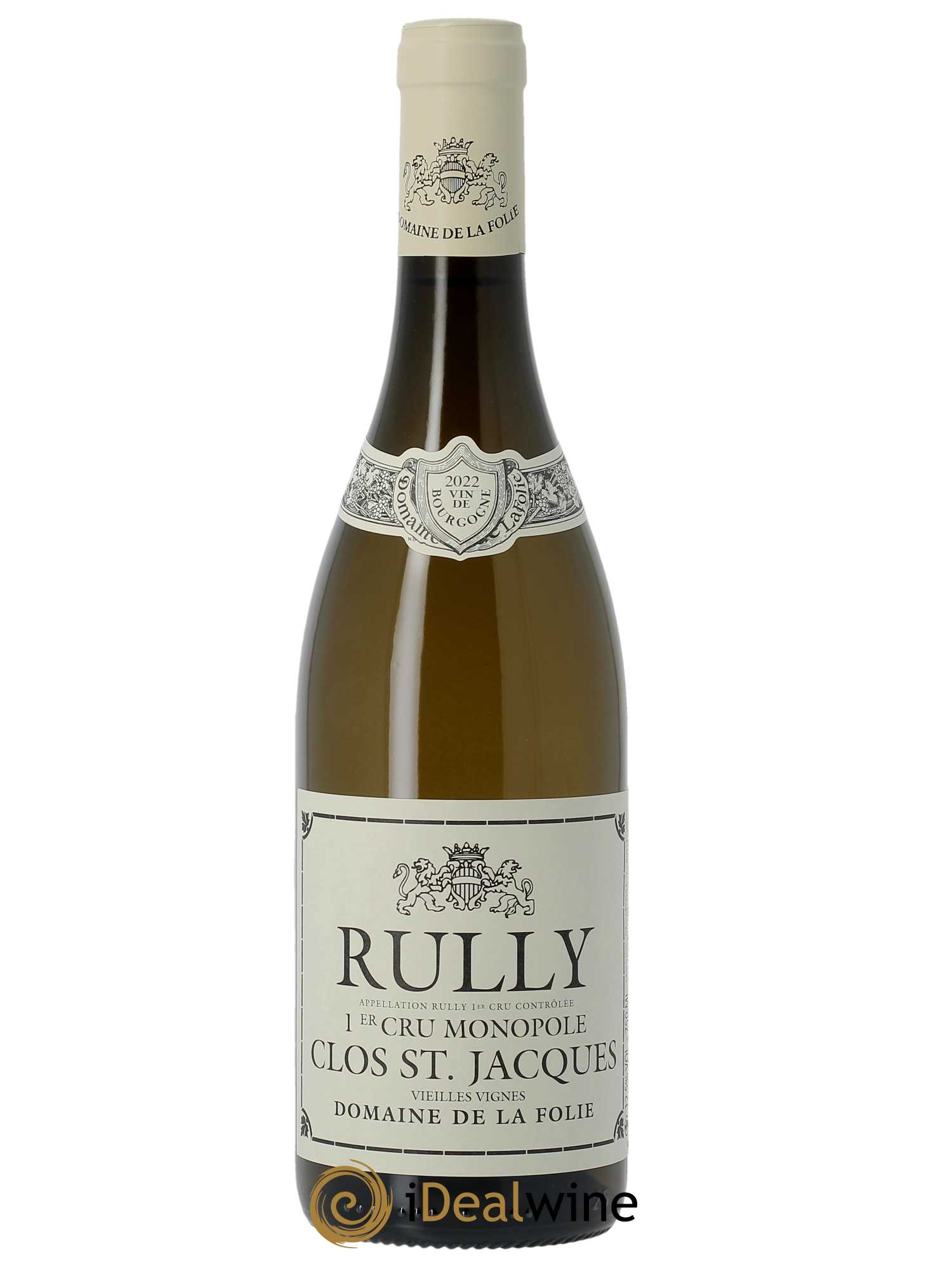 Rully 1er Cru Clos du Chaigne Domaine de la Folie 2022 - Lot de 1 bouteille - 0
