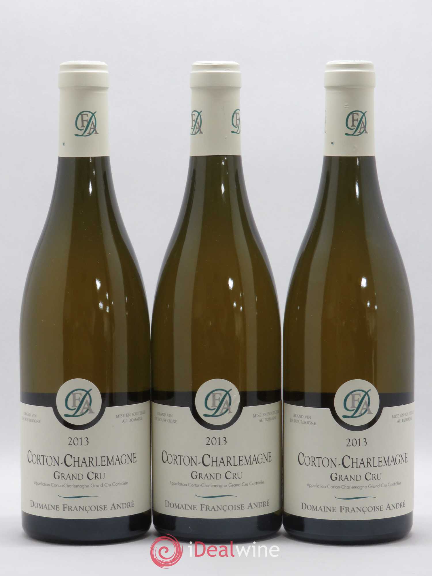Corton-Charlemagne Grand Cru Françoise André 2013 - Lot de 3 bouteilles - 0