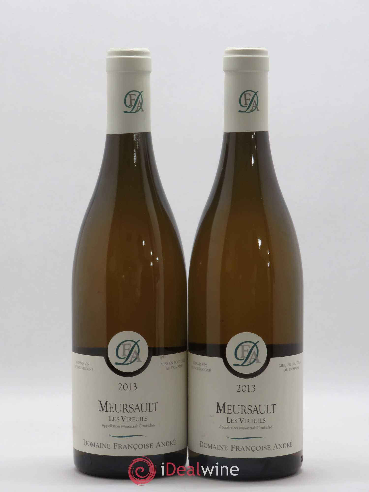 Meursault Les Vireuils Françoise André 2013 - Posten von 2 Flaschen - 0