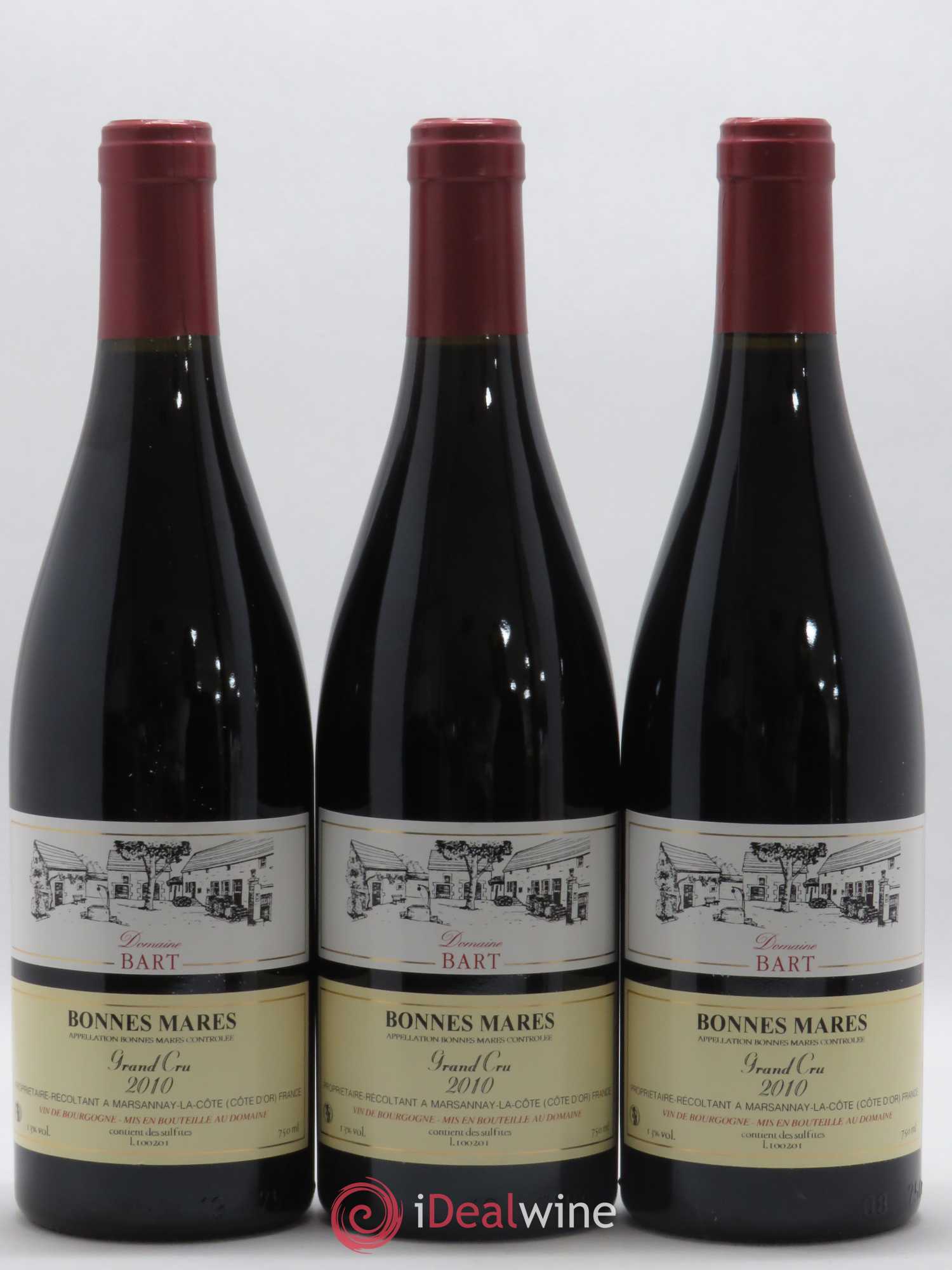 Bonnes-Mares Grand Cru Bart (Domaine) 2010 - Lot de 3 bouteilles - 0