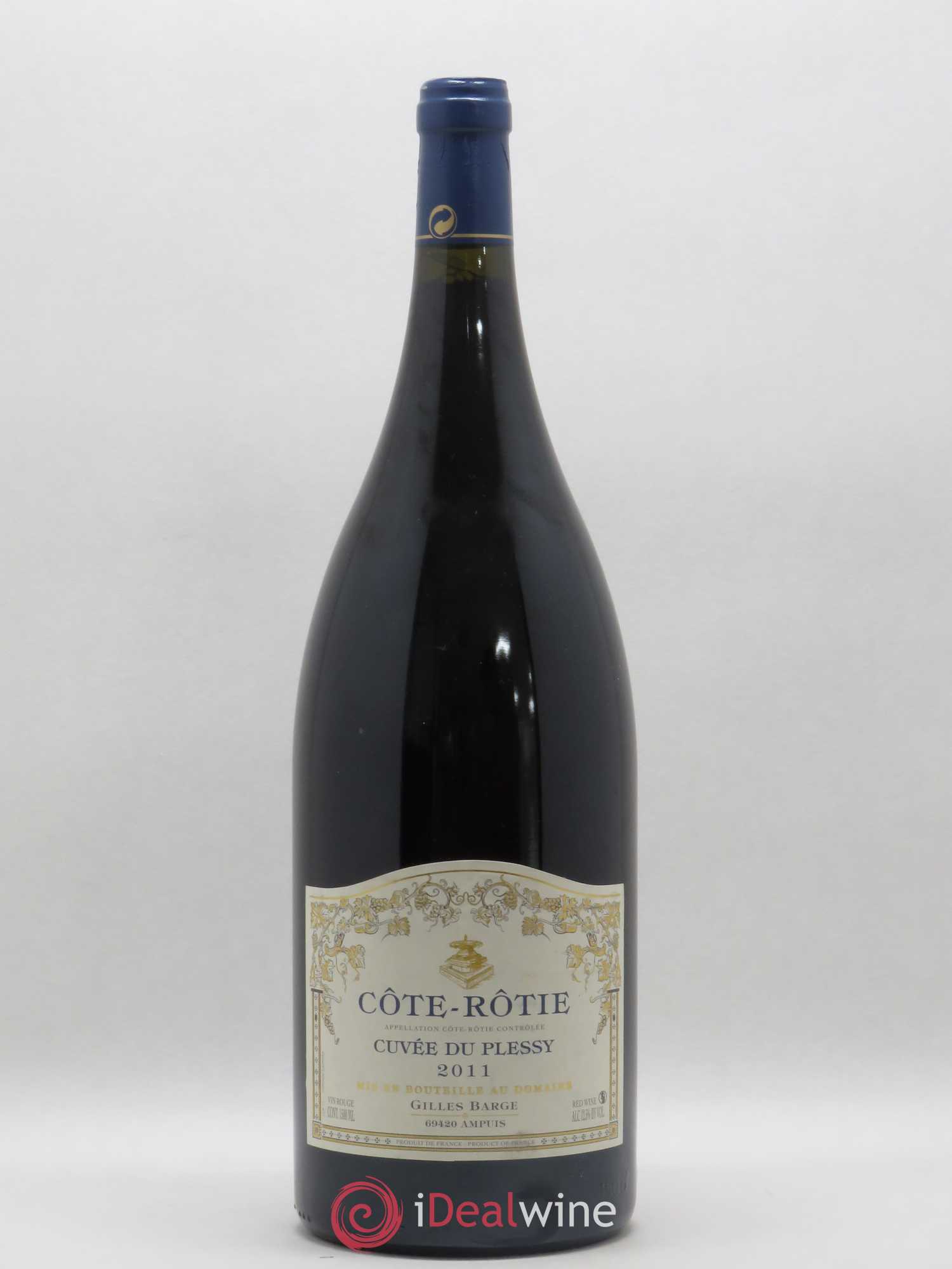 Côte-Rôtie Gilles Barges Cuvée du Plessy 2011 - Posten von 1 Magnum - 0
