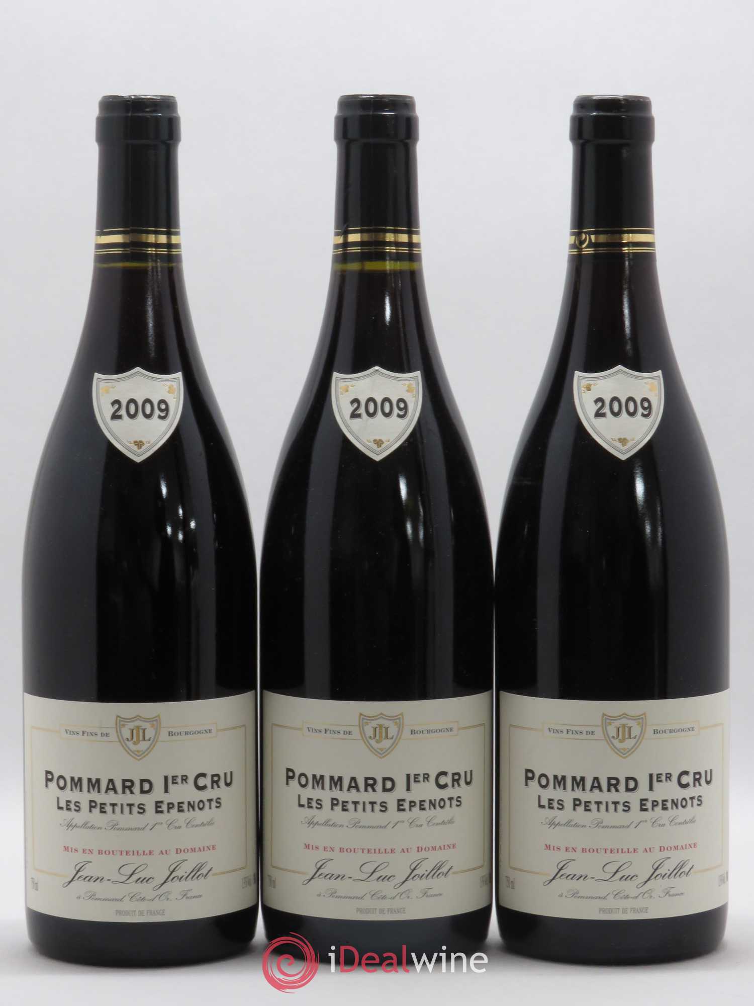 Pommard 1er Cru Les Petits Epenots Jean Luc Joillot 2009 - Posten von 3 Flaschen - 0