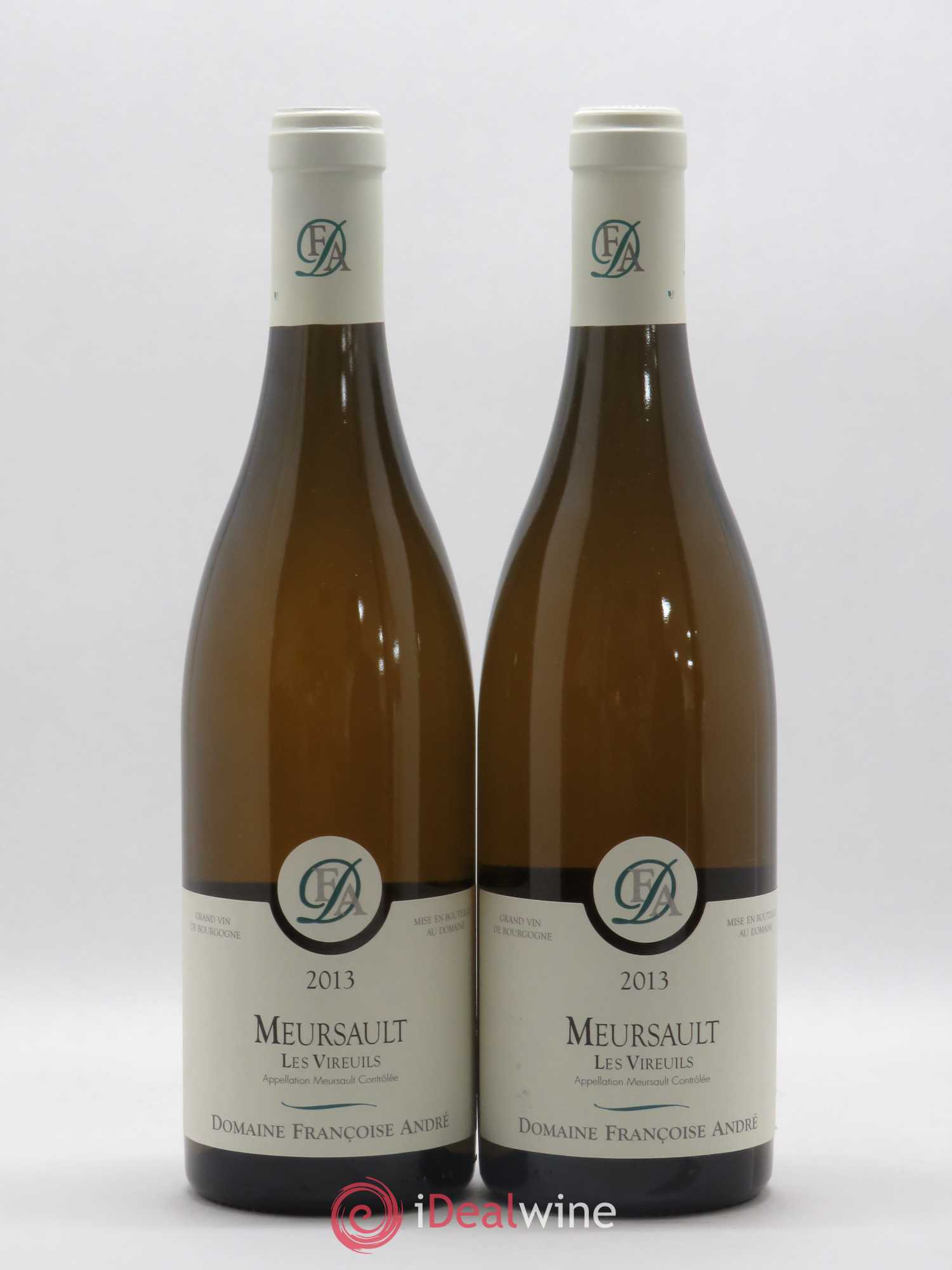 Meursault Les Vireuils Françoise André 2013 - Posten von 2 Flaschen - 0
