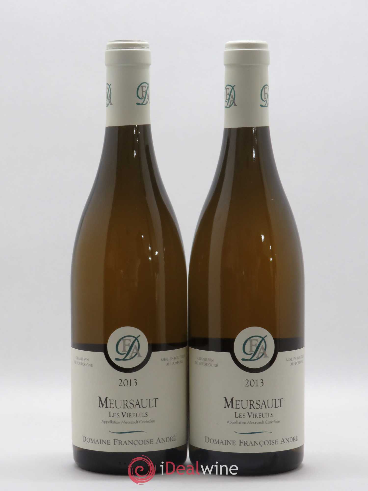 Meursault Les Vireuils Françoise André 2013 - Posten von 2 Flaschen - 0