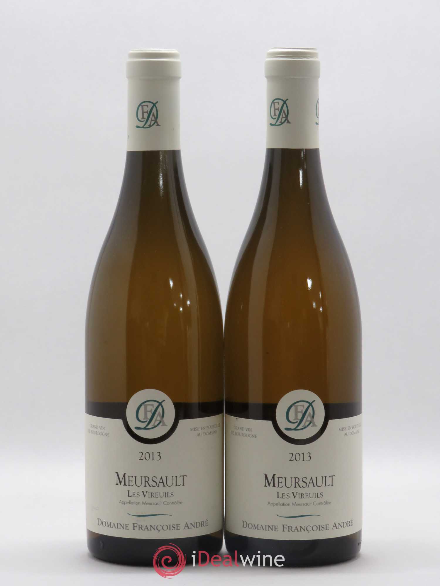 Meursault Les Vireuils Françoise André 2013 - Posten von 2 Flaschen - 0