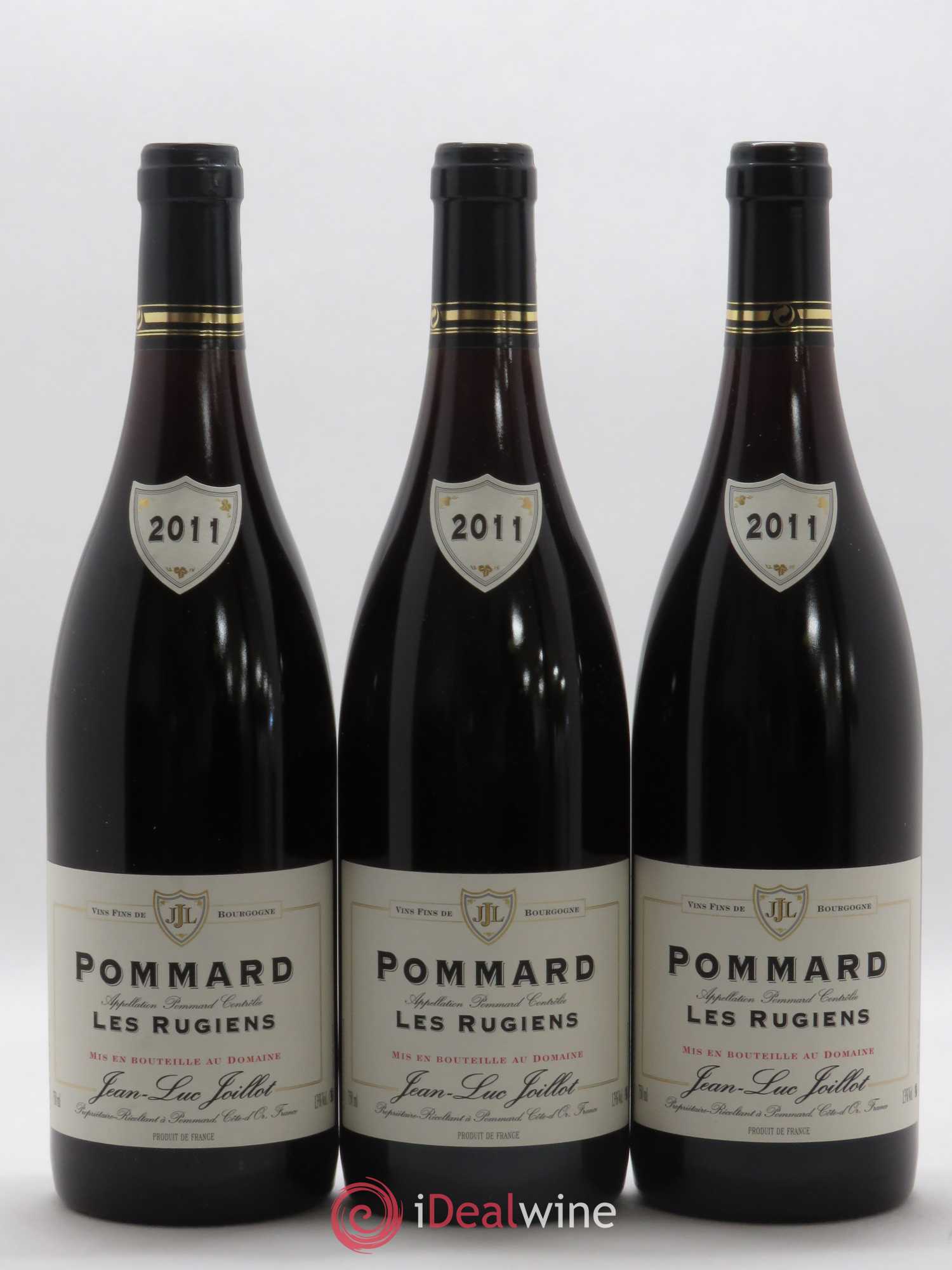 Pommard Les Rugiens Jean Luc Joillot 2011 - Posten von 3 Flaschen - 0