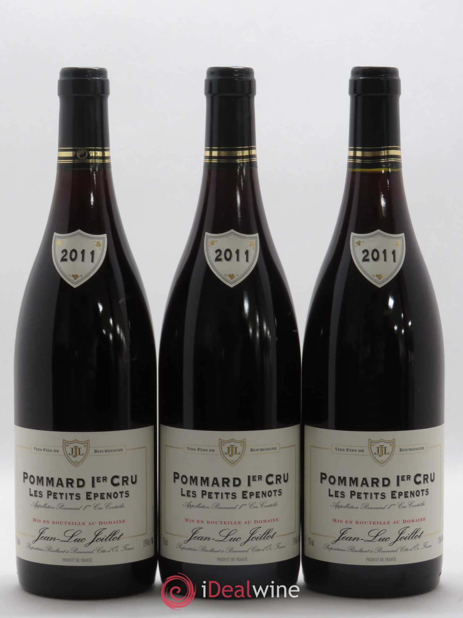 Pommard 1er Cru Les Petits Epenots Jean Luc Joillot 2011 - Posten von 3 Flaschen - 0