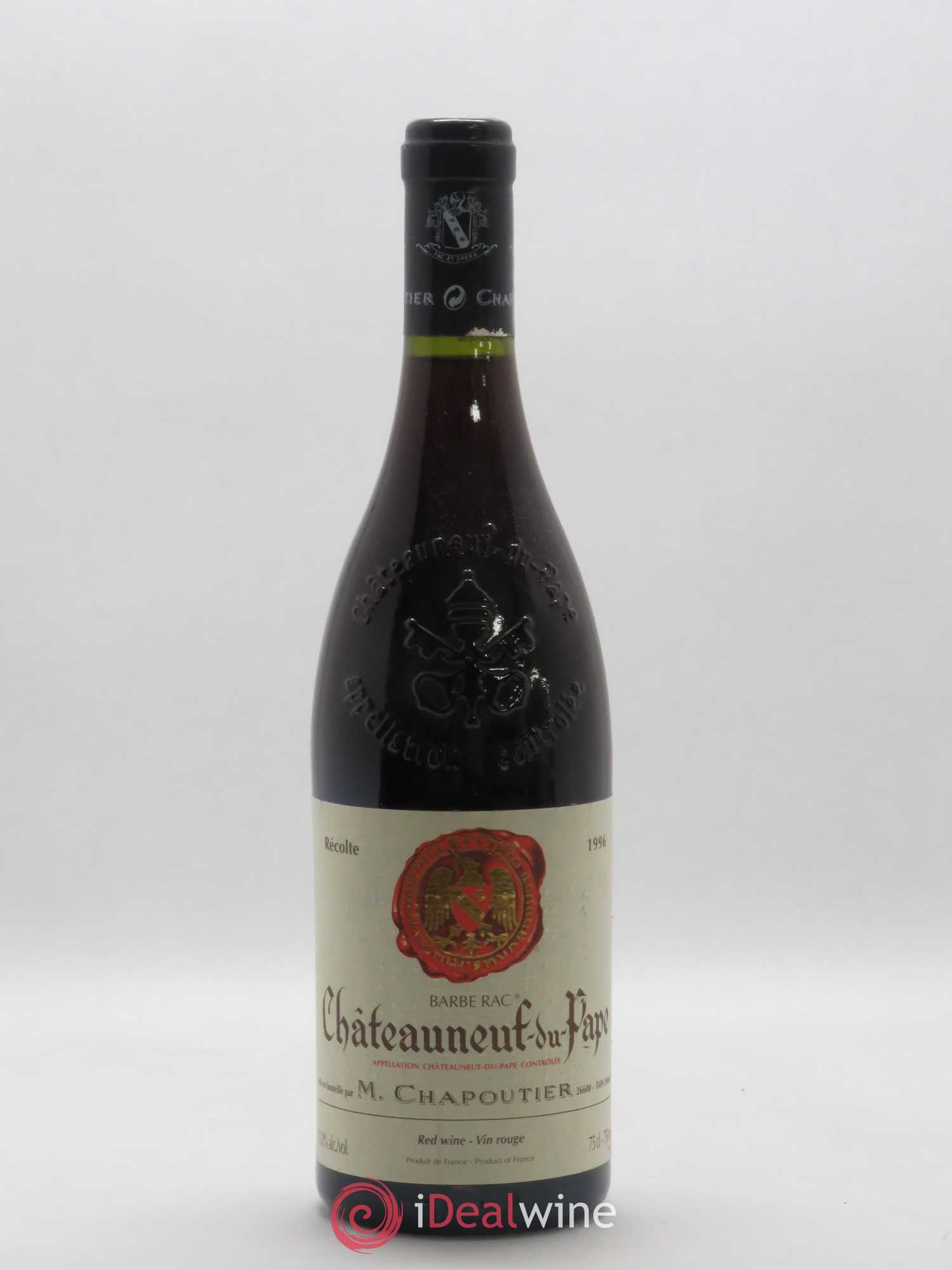 Châteauneuf-du-Pape Barbe Rac Chapoutier 1996 - Lot de 1 bouteille - 0