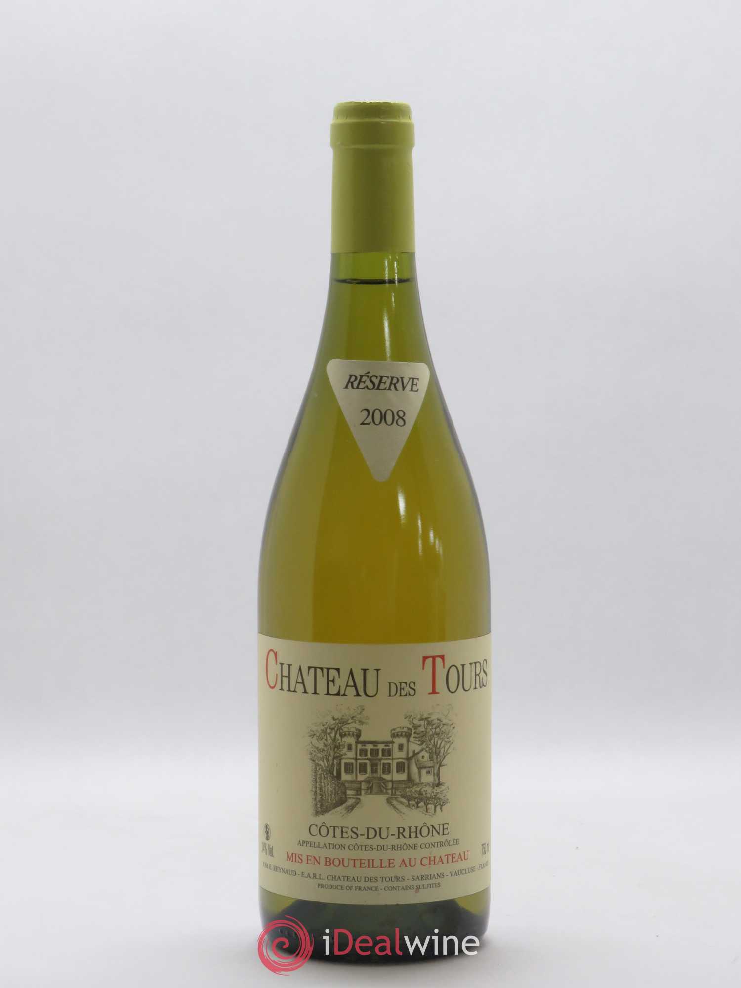 Côtes-du-Rhône Château des Tours Emmanuel Reynaud 2008 - Lot de 1 bouteille - 0