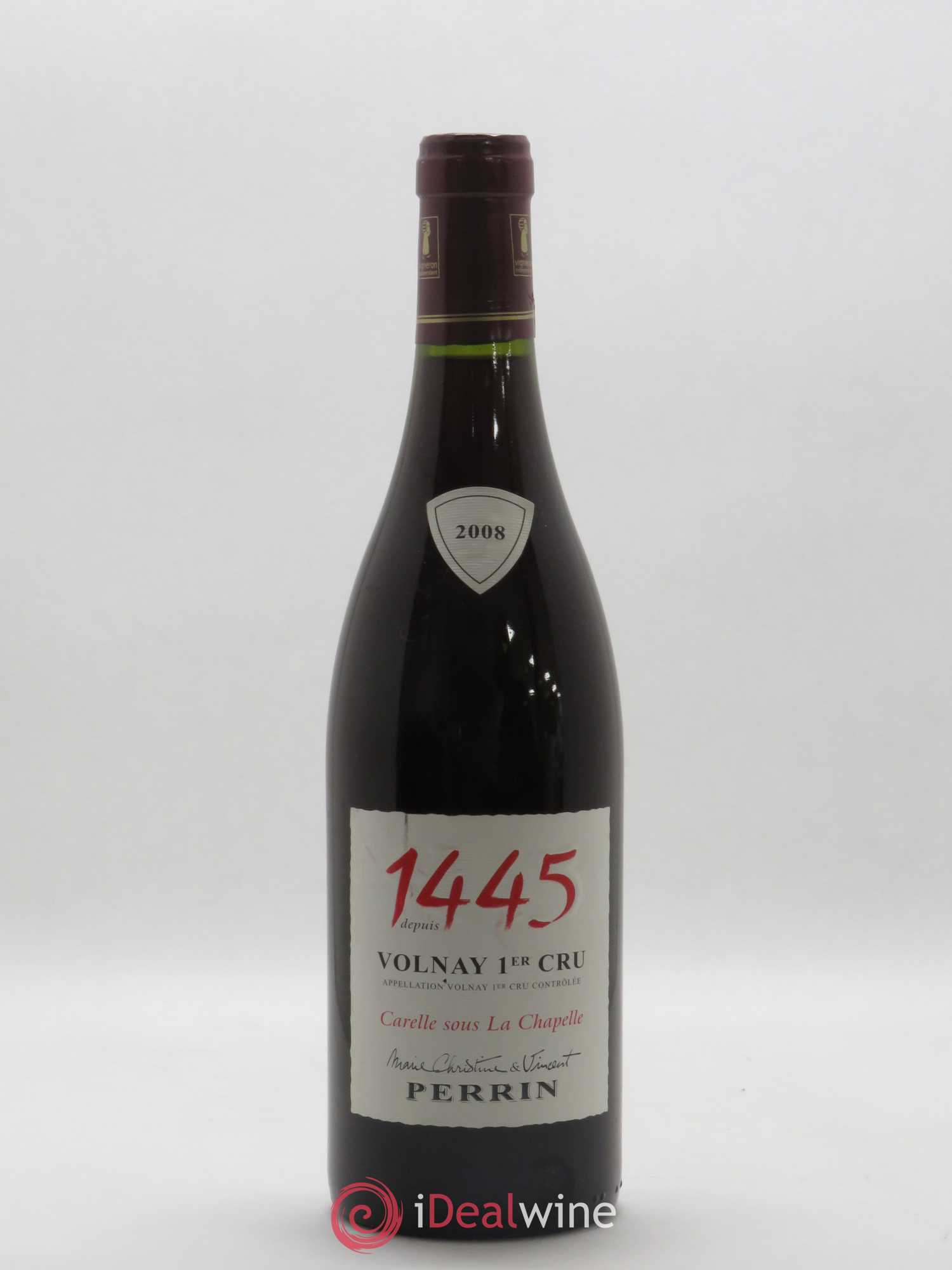 Volnay 1er Cru Carelle sous La Chapelle Perrin 2008 - Posten von 1 Flasche - 0