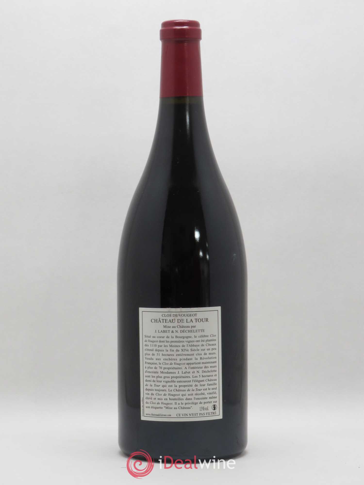 Clos de Vougeot Grand Cru Château de La Tour 2008 - Lot de 1 magnum - 1