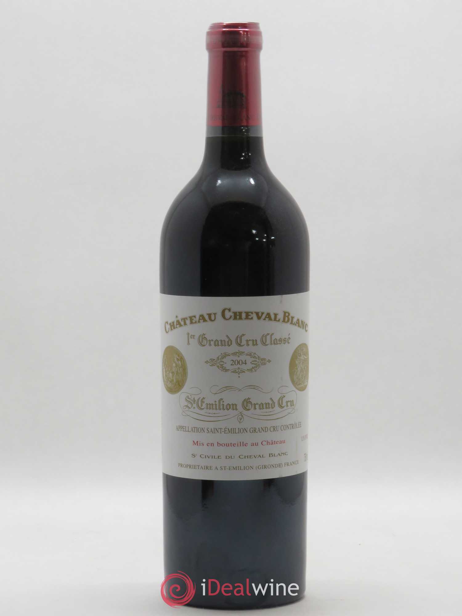 Château Cheval Blanc 1er Grand Cru Classé A 2004 - Lot de 1 bouteille - 0