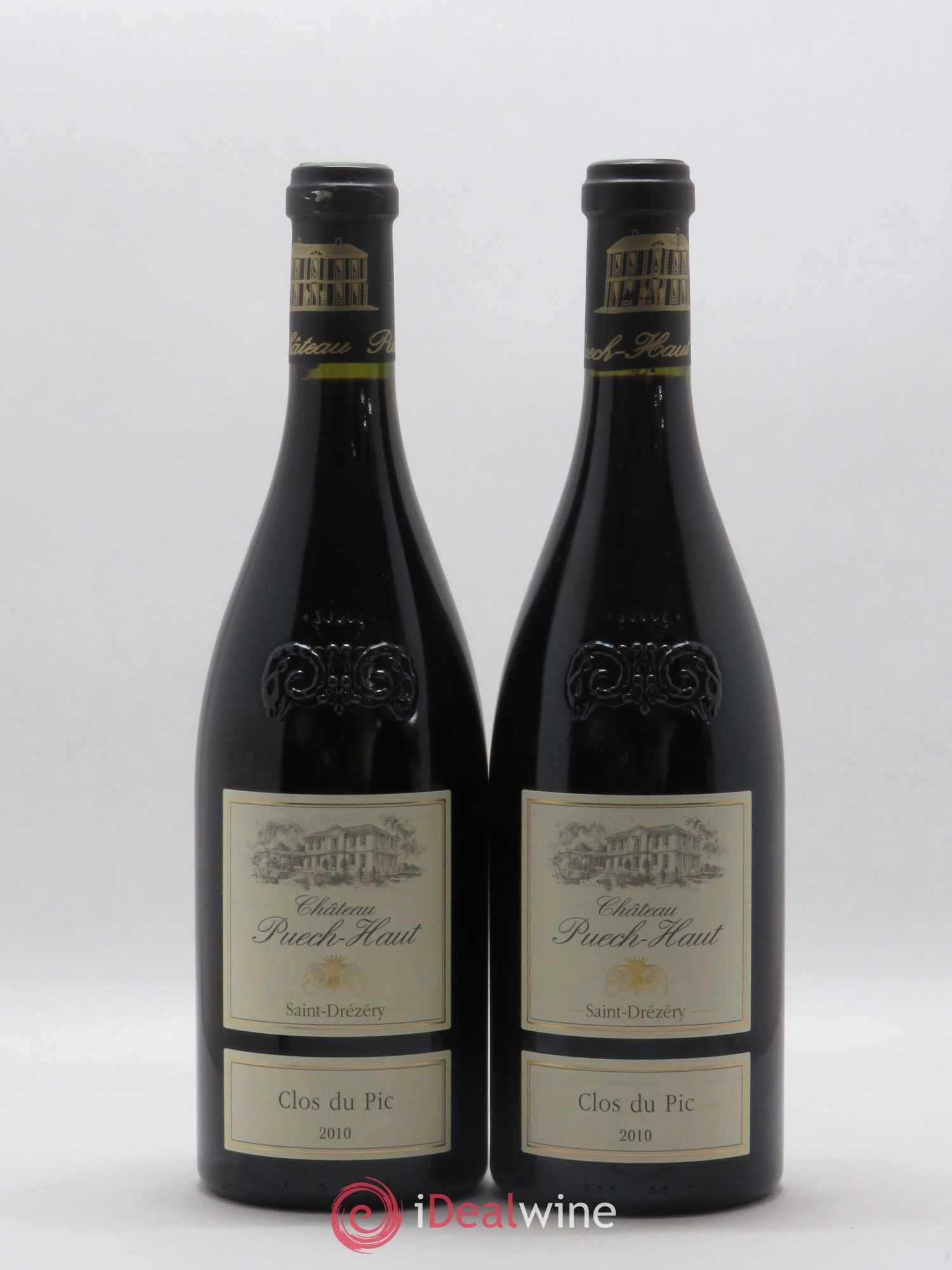 Coteaux du Languedoc Château Puech-Haut Gérard Bru Clos du Pic 2010 - Lot de 2 bouteilles - 0