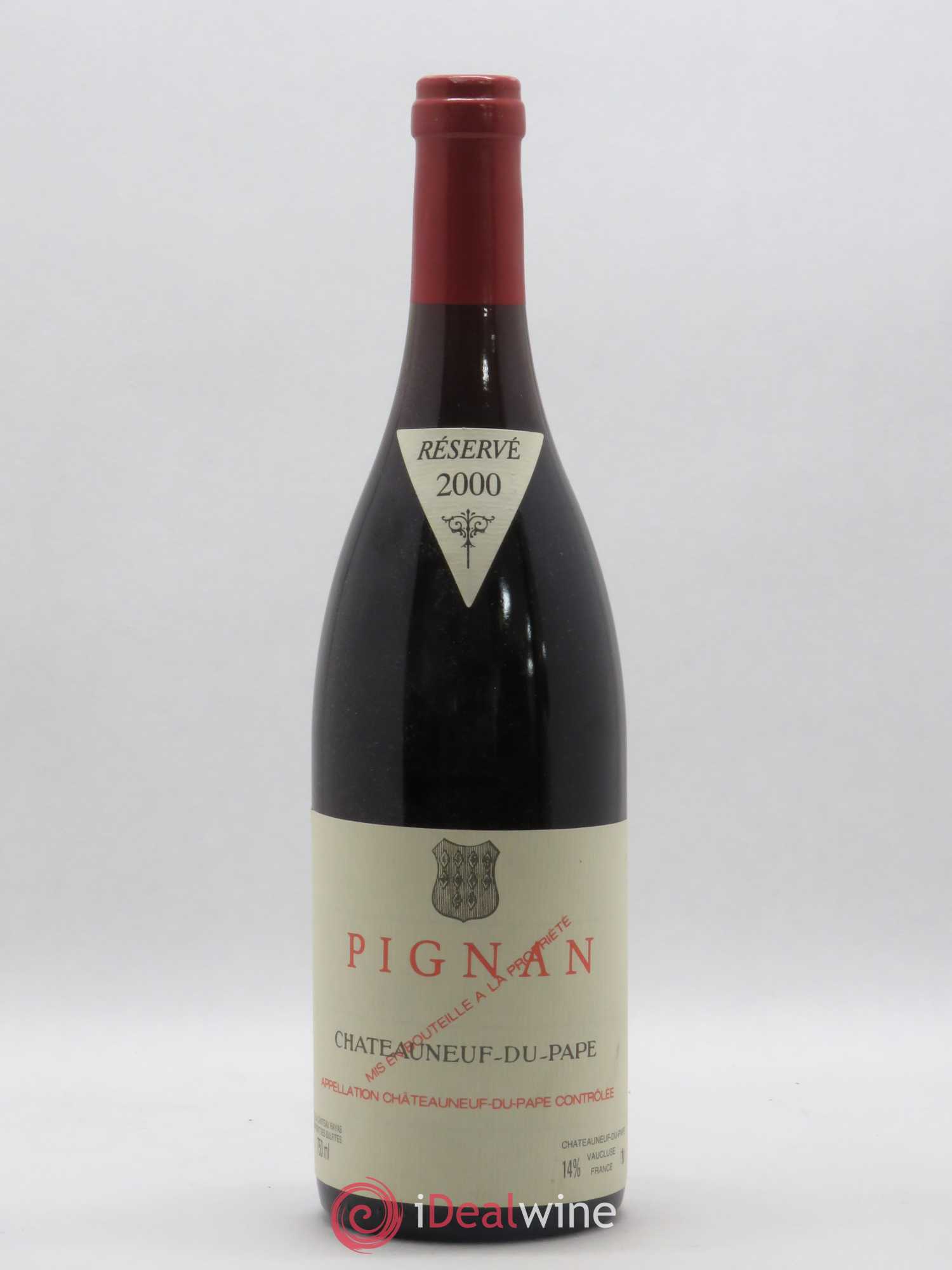 Châteauneuf-du-Pape Pignan Emmanuel Reynaud 2000 - Lot de 1 bouteille - 0
