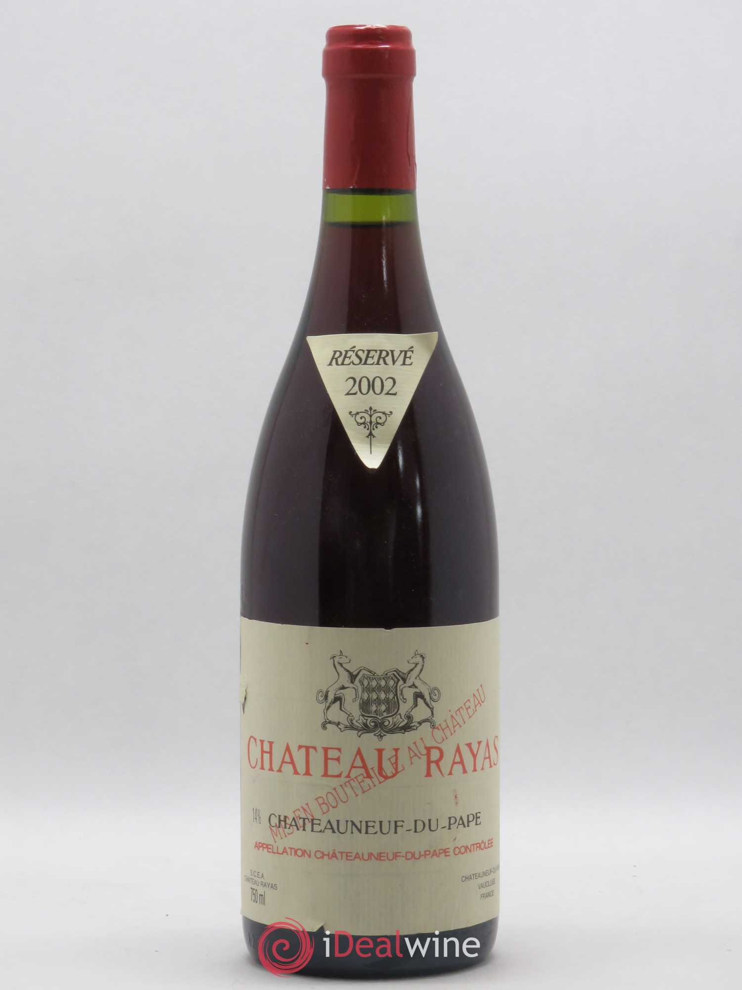 Châteauneuf-du-Pape Château Rayas Emmanuel Reynaud 2002 - Lot de 1 bouteille - 0