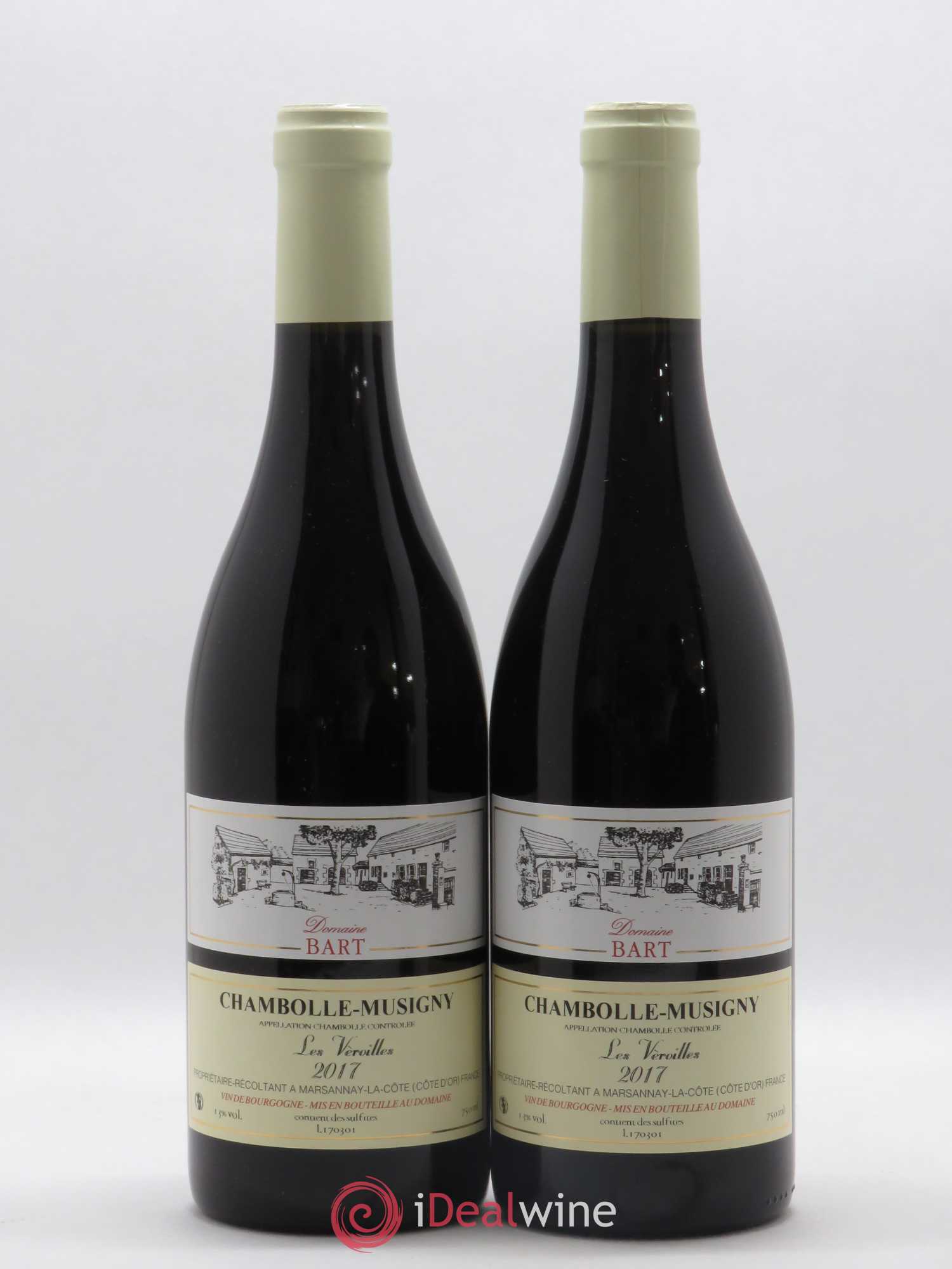Chambolle-Musigny Les Véroilles Bart (Domaine) 2017 - Lot de 2 bouteilles - 0