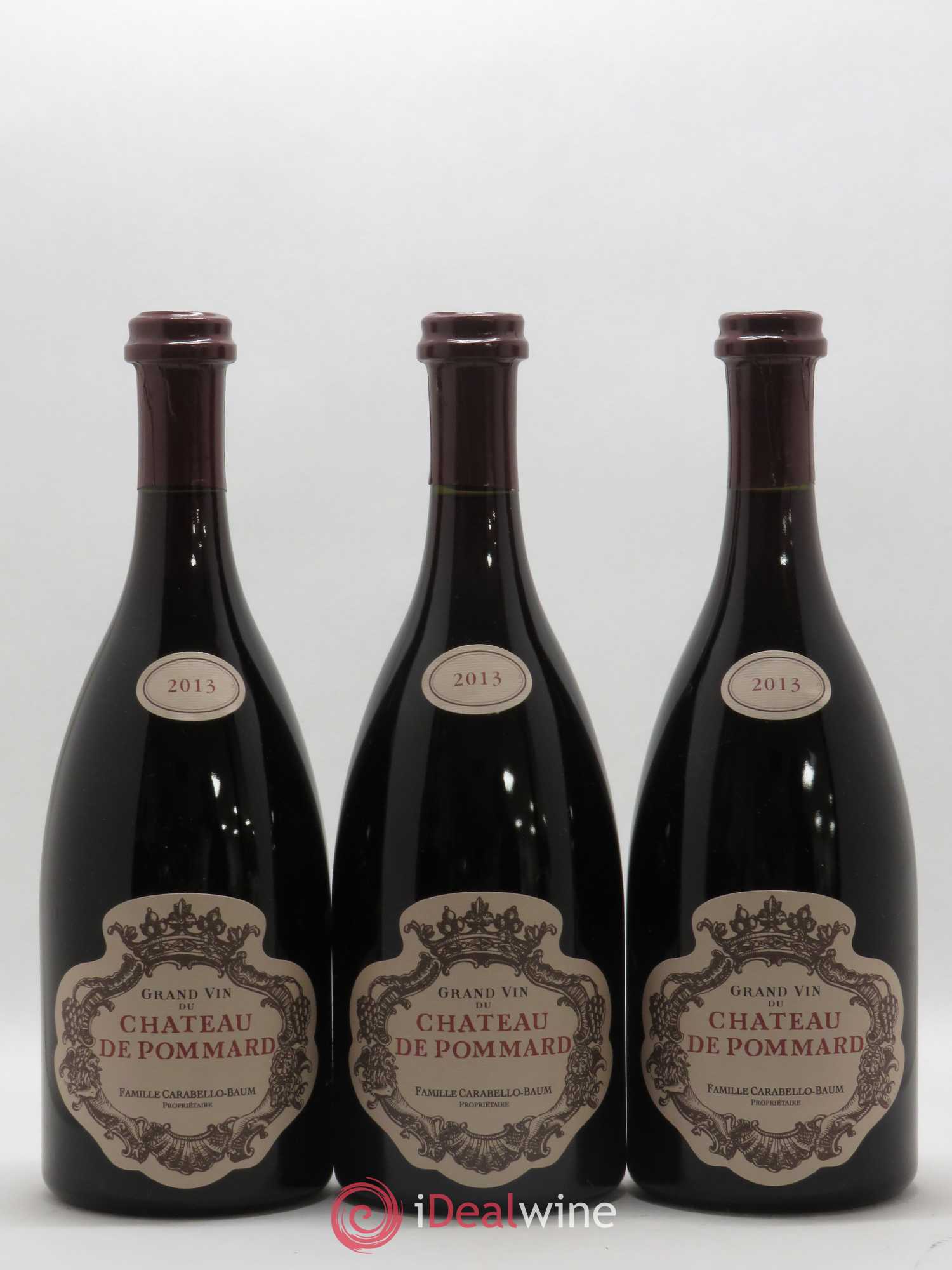 Pommard Château de Pommard 2013 - Lot de 3 bouteilles - 0
