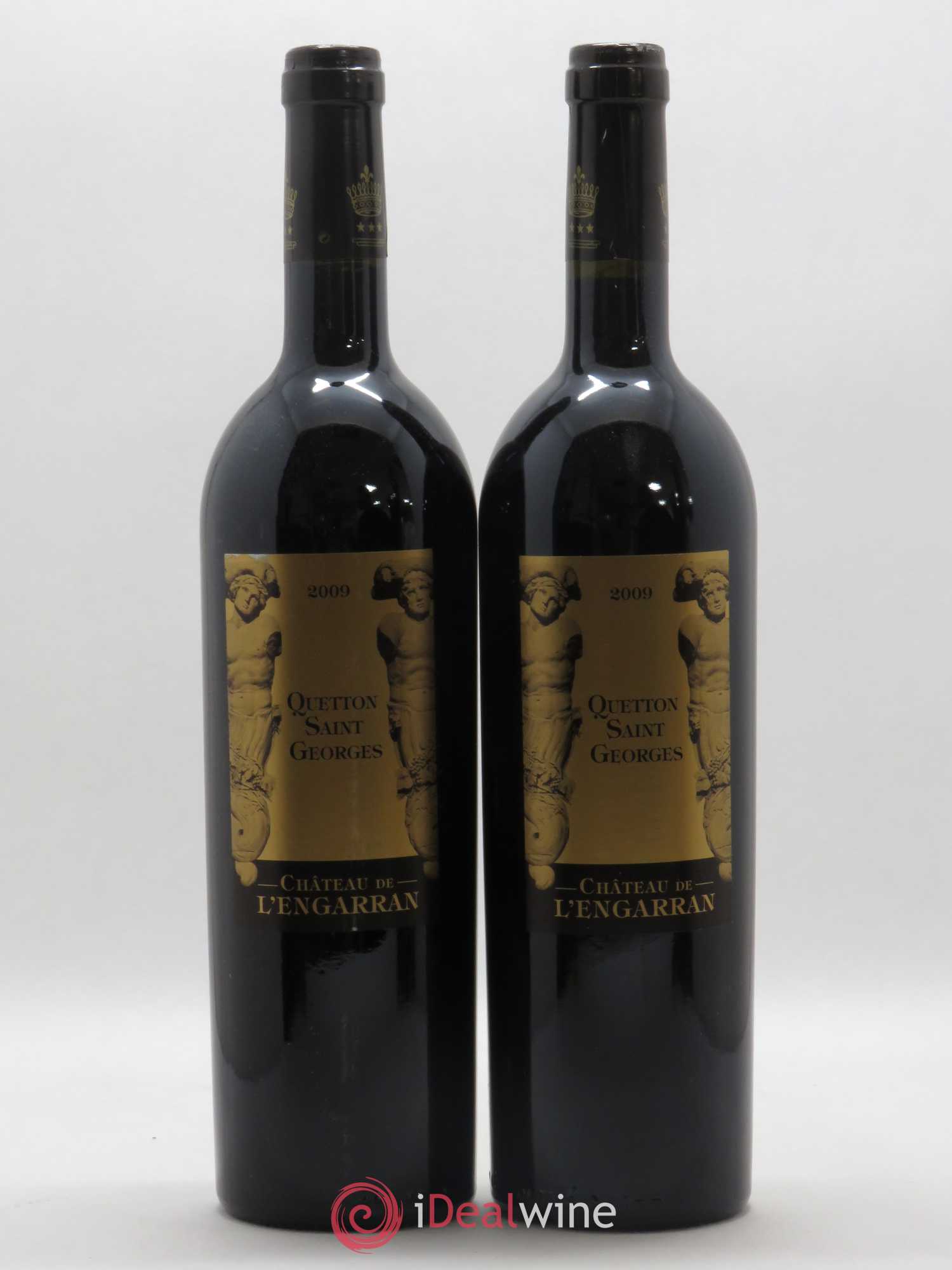 Languedoc Château de L'Engarran Quetton Saint Goerges 2009 - Posten von 2 Flaschen - 0