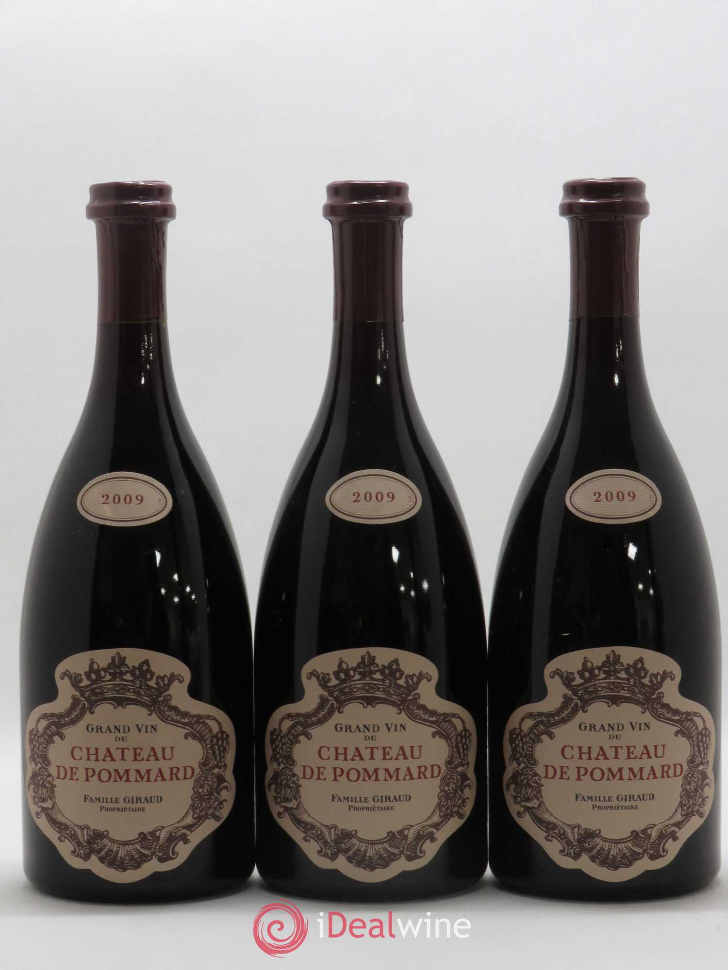 Pommard Château de Pommard 2009 - Lot de 3 bouteilles - 0