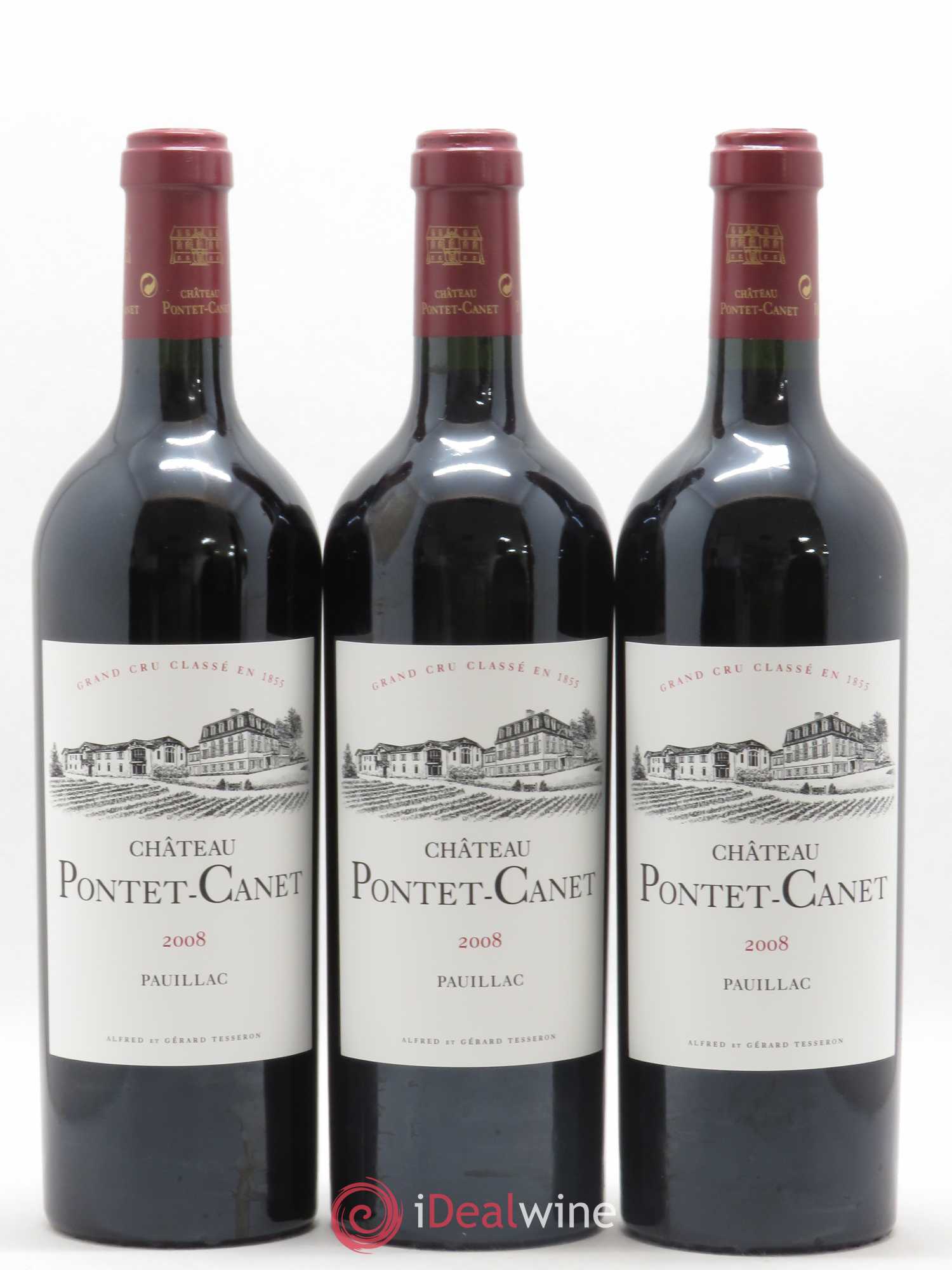 Château Pontet Canet 5ème Grand Cru Classé 2008 - Lot de 12 bouteilles - 4