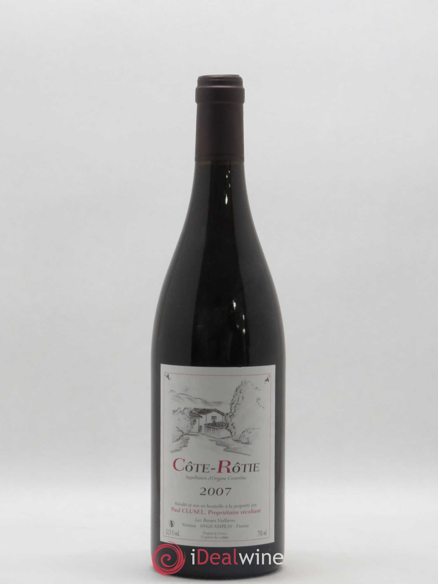 Côte-Rôtie Paul Clusel 2007 - Lot de 1 bouteille - 0